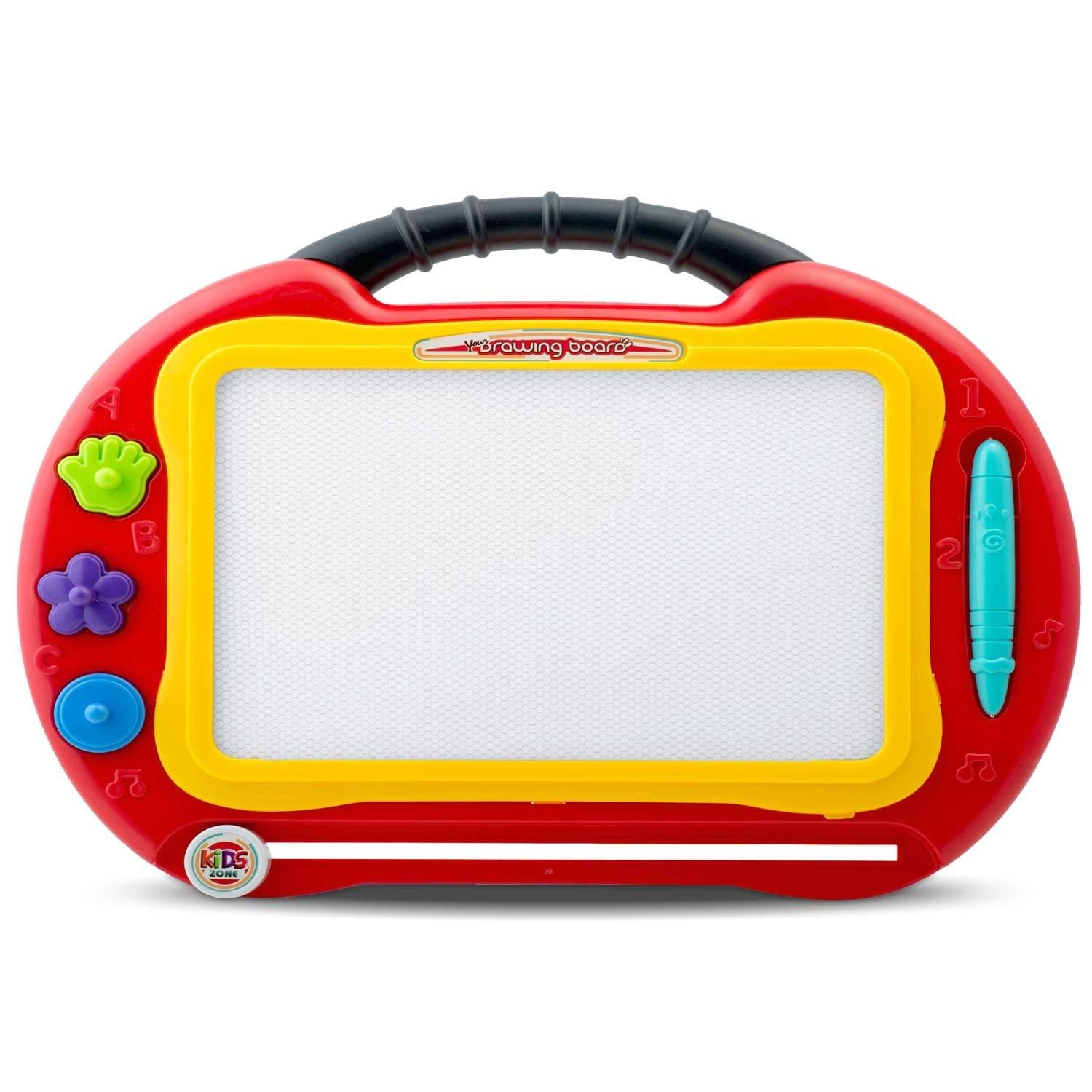 B2X Zeichentisch mit Tafel für Kinder - Ricokids (rot)