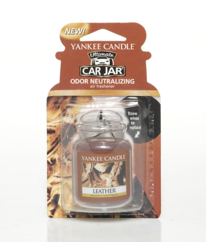 YANKEE CANDLE Leather Car Jar Ultimate