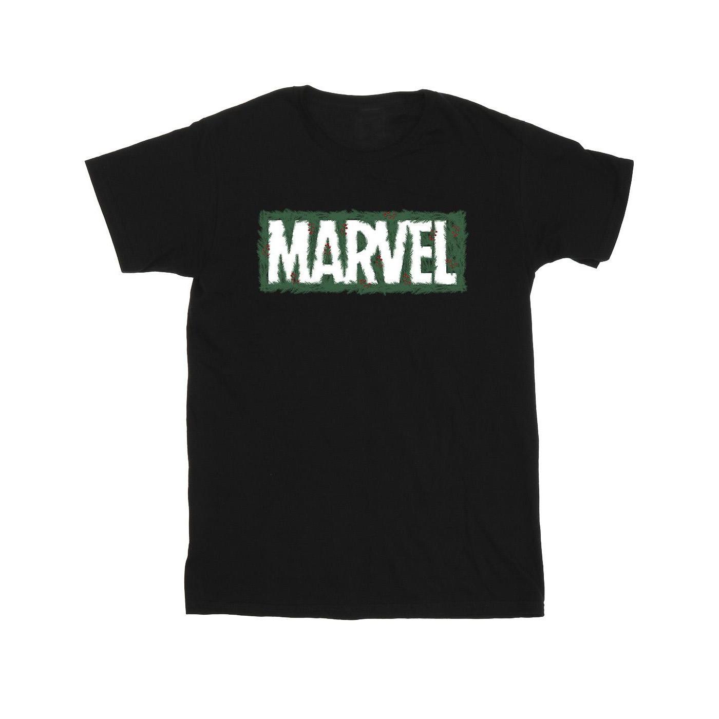 MARVEL Logo Kurzarm T-Shirt