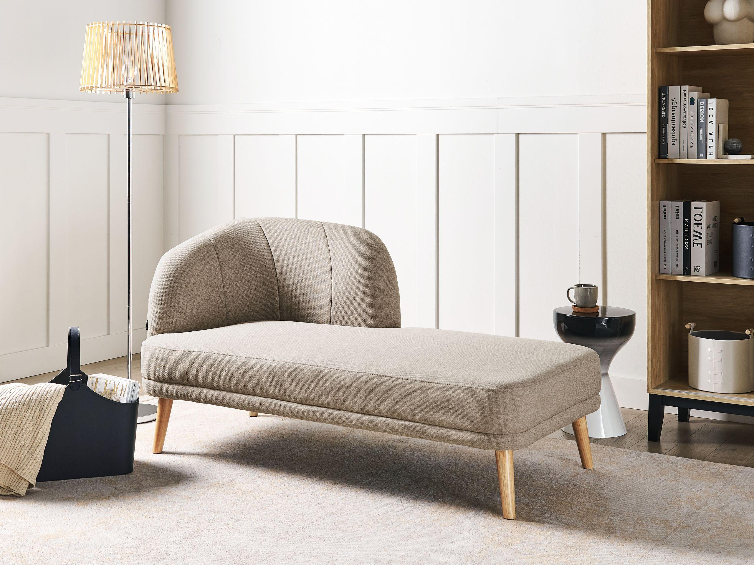 Beliani Linksseitige Chaiselounge aus Polyester Klassisch TANLAY