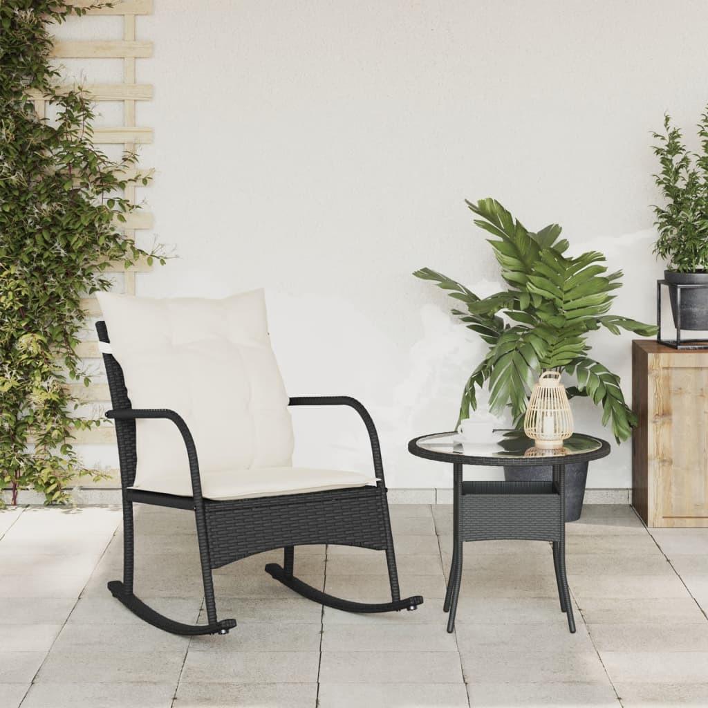 VidaXL Garten-schaukelstuhl poly-rattan