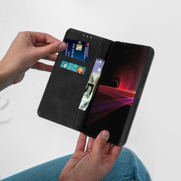 Avizar Klappetui Sony Xperia 1 III Schwarz