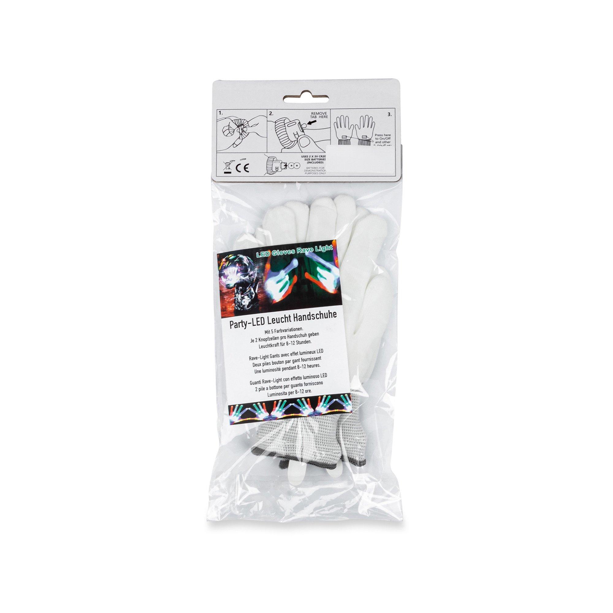 LED Handschuhe XL