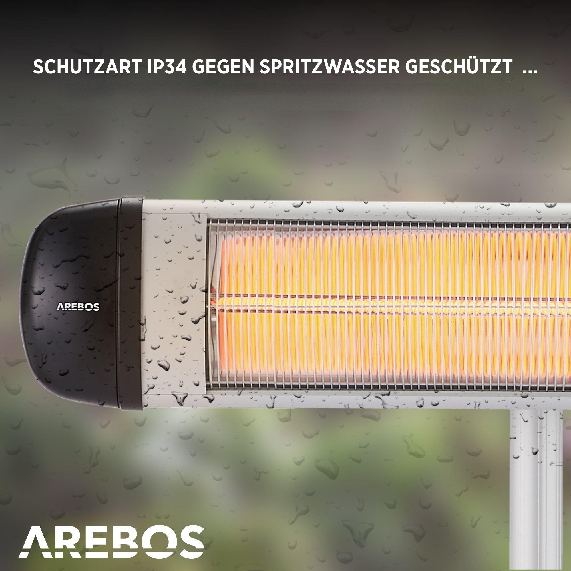 Arebos Infrarot Heizstrahler Wärmestrahler Infrarotstrahler