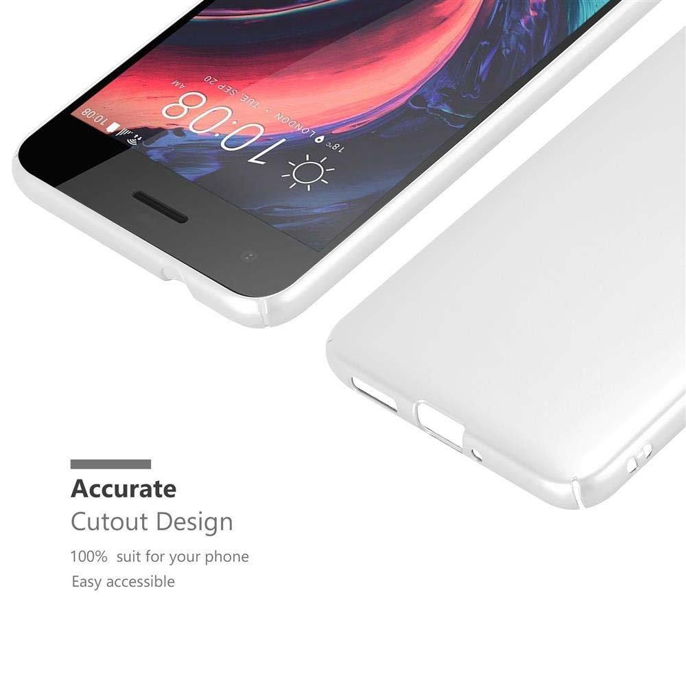 Cadorabo Hülle für HTC Desire 10 PRO Hard Case in Metall Optik