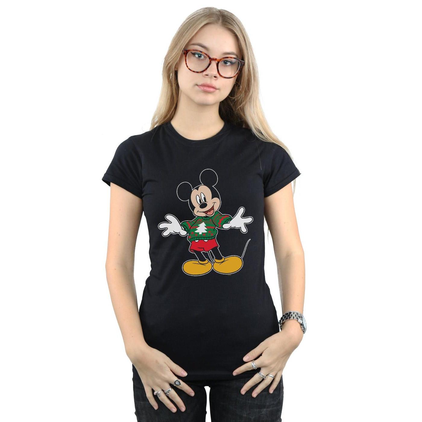 Disney Mickey Mouse Christmas Jumper T-Shirt