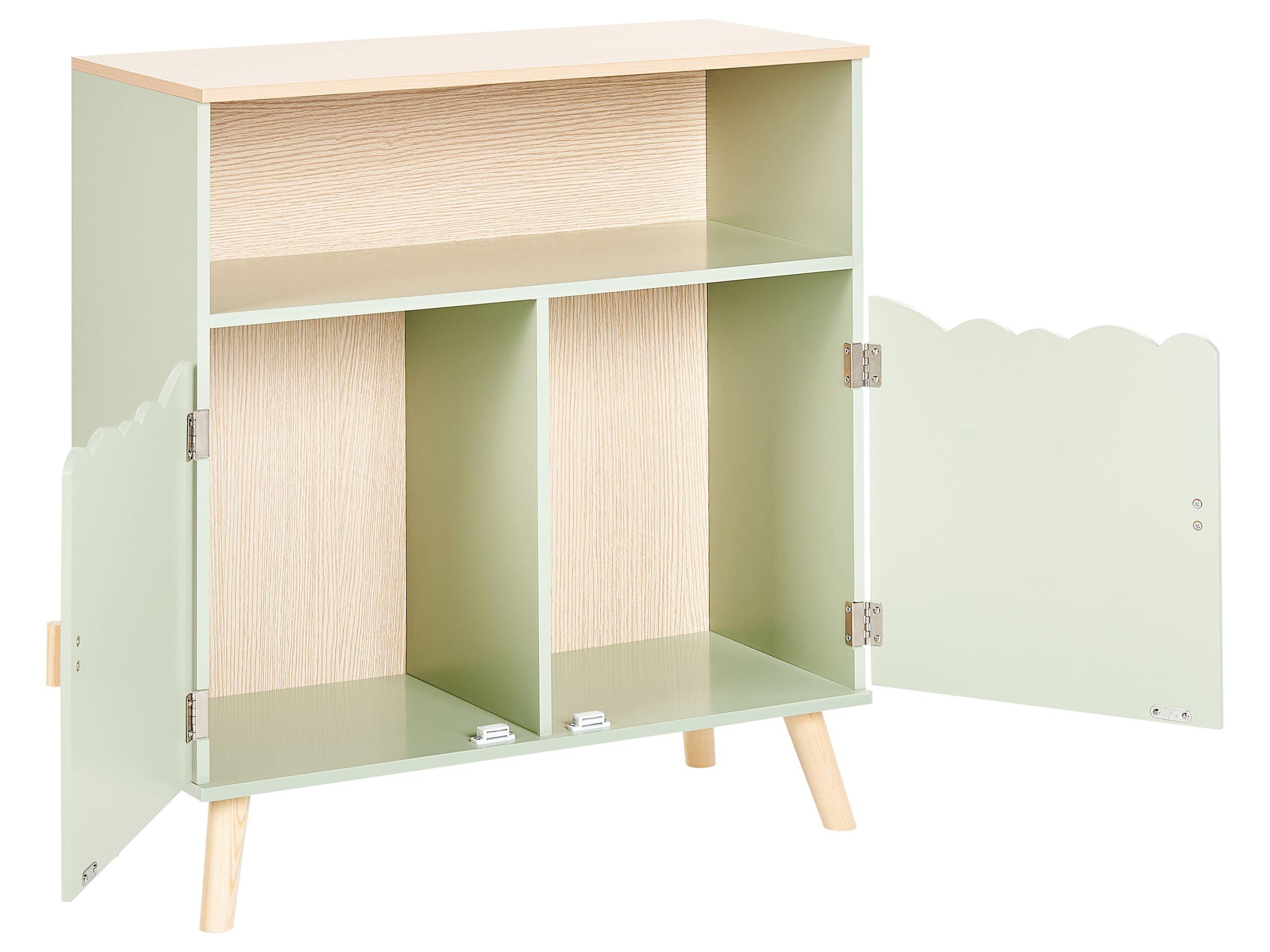 Beliani Schrank aus MDF-Platte Skandinavisch LACKEY
