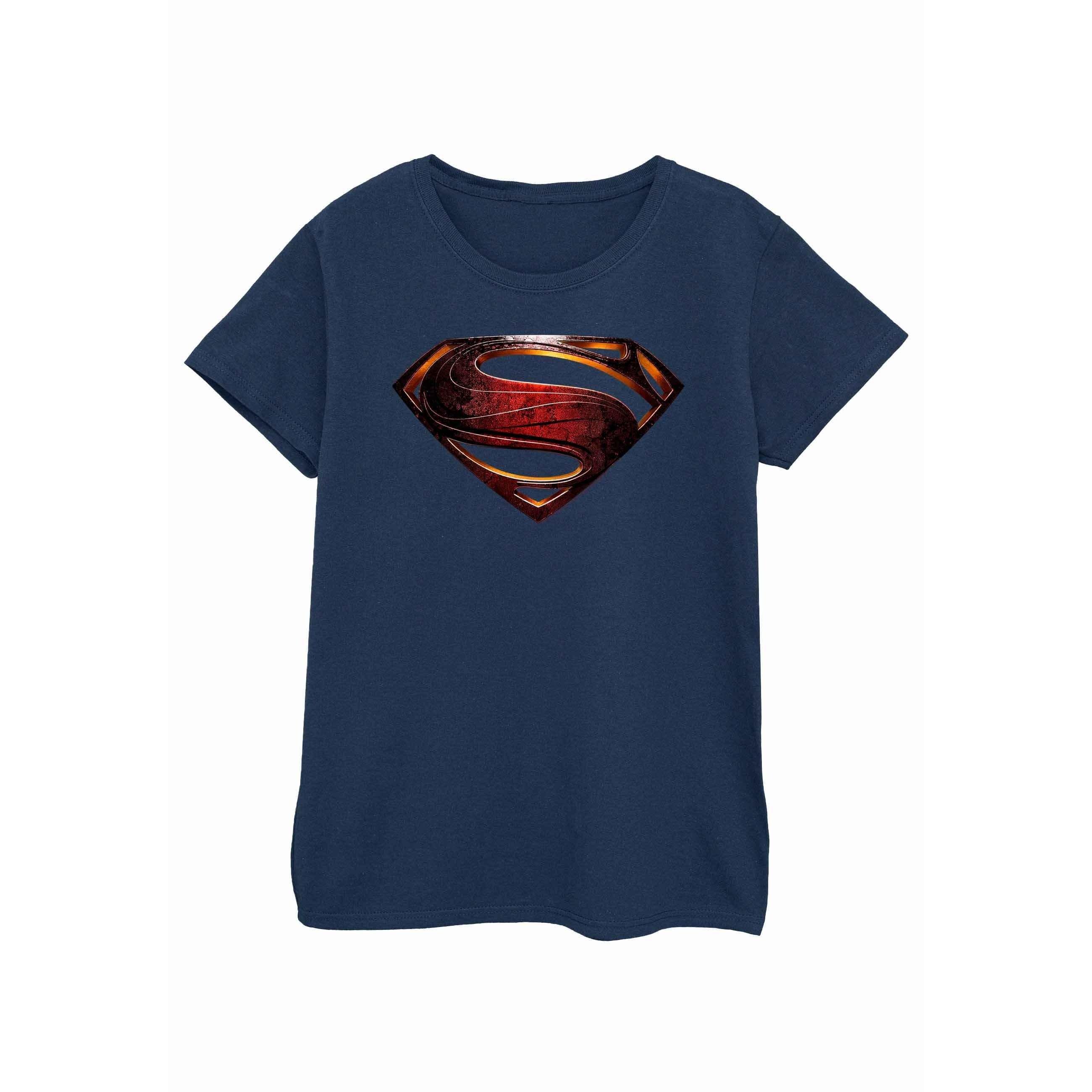 SUPERMAN Distressed Shield Logo T-Shirt