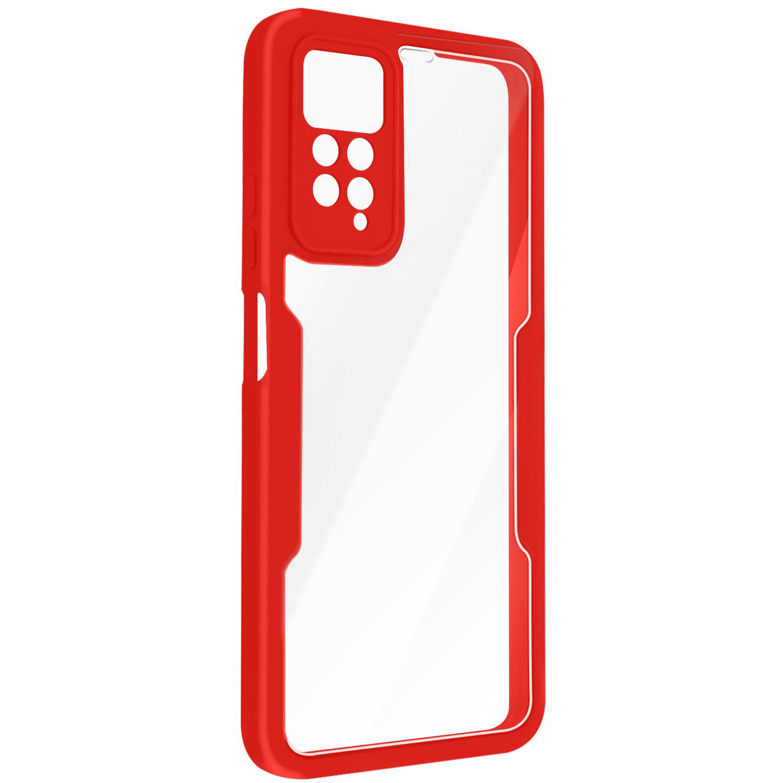 Avizar Rundumhülle Redmi Note 11s Rot