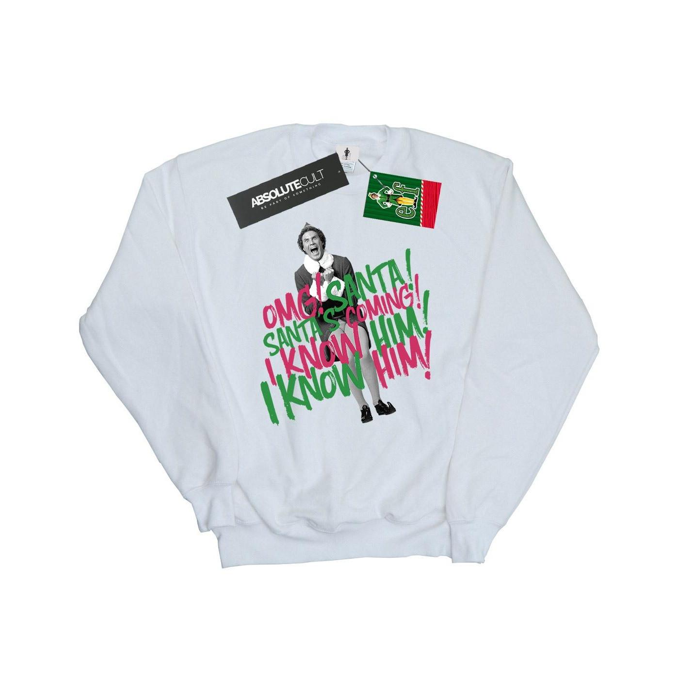 Elf Santa's Coming Sweatshirt