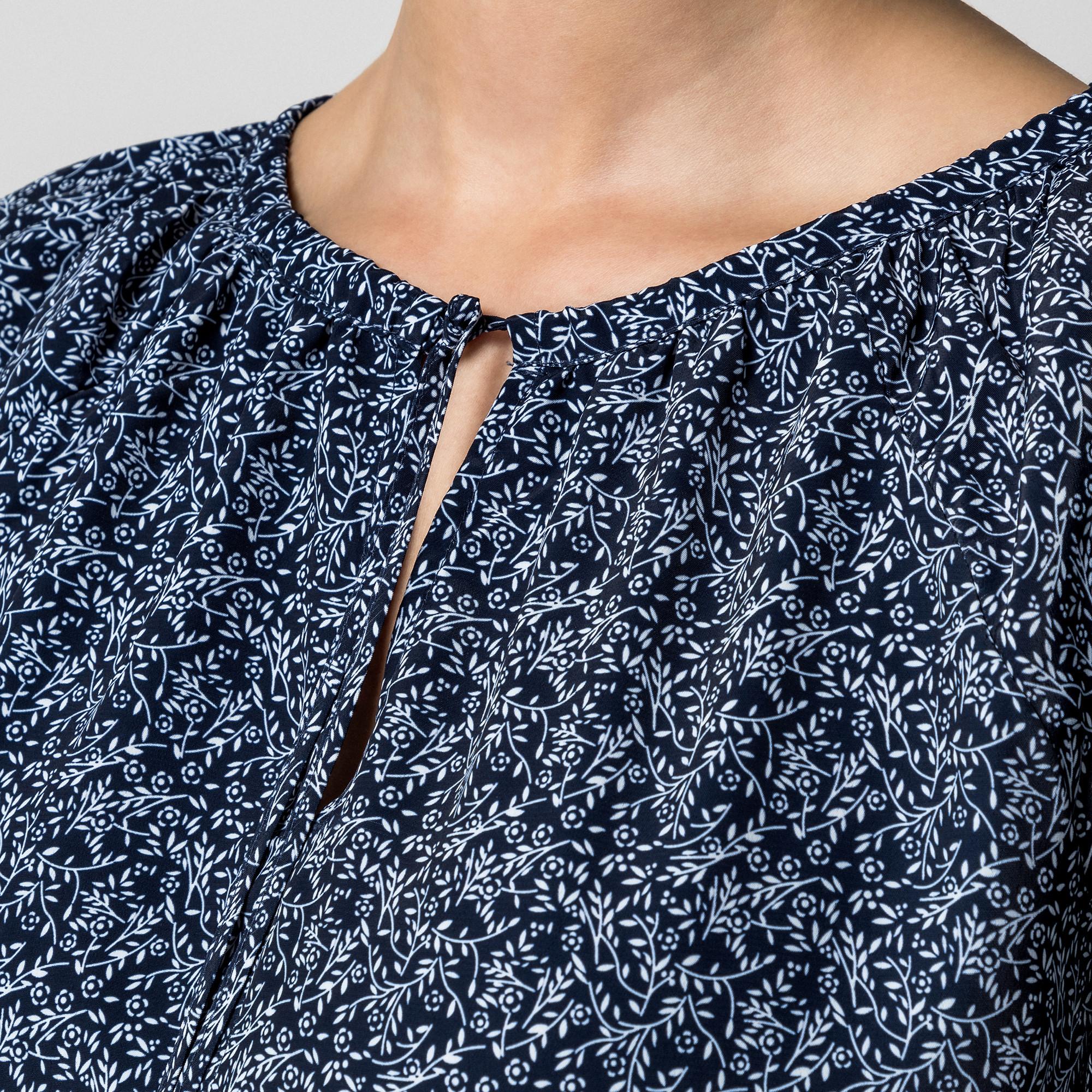 Manor Woman Bluse mit Blumenmuster und langen Ärmeln