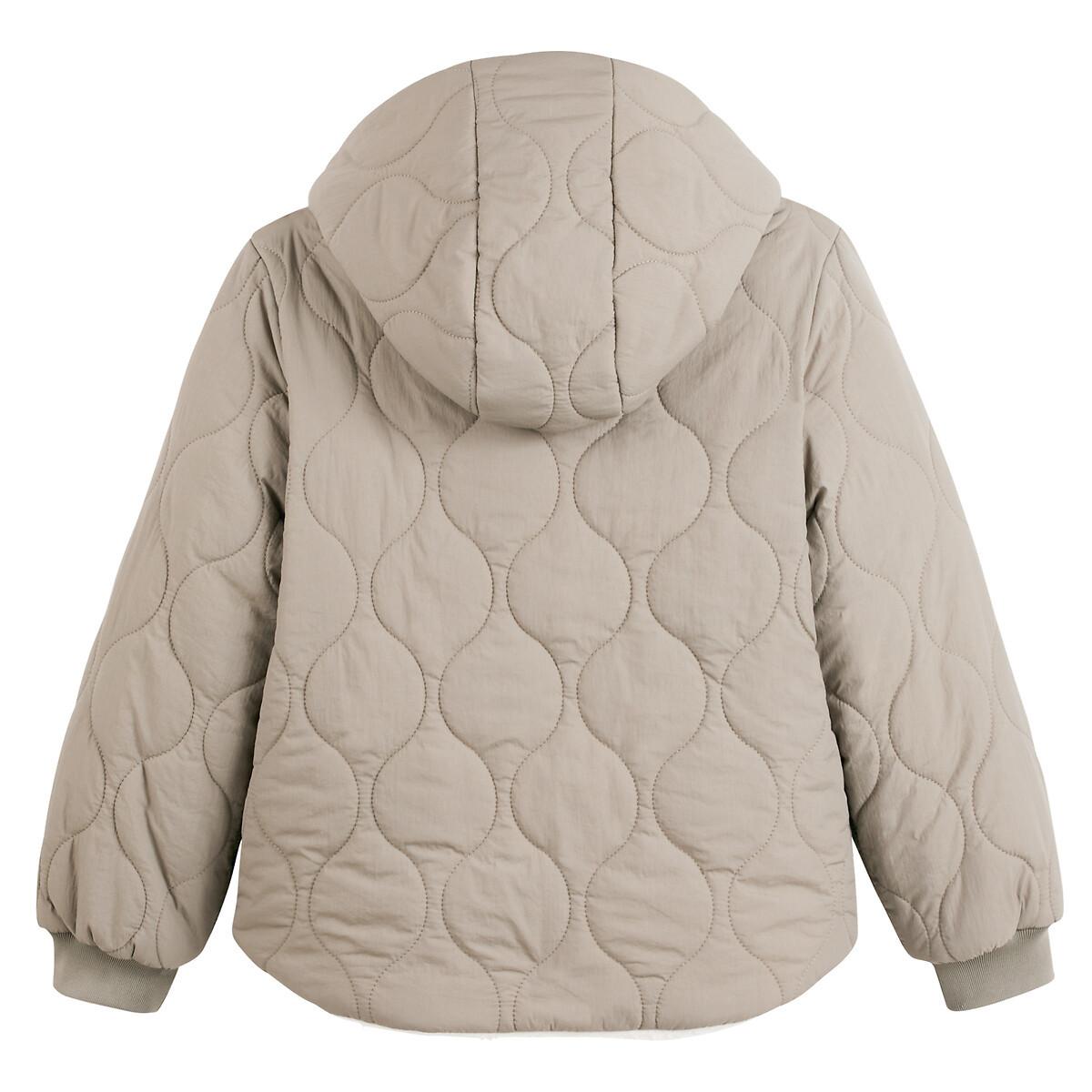 La Redoute Collections Wendbare gesteppte Winterjacke mit Kapuze