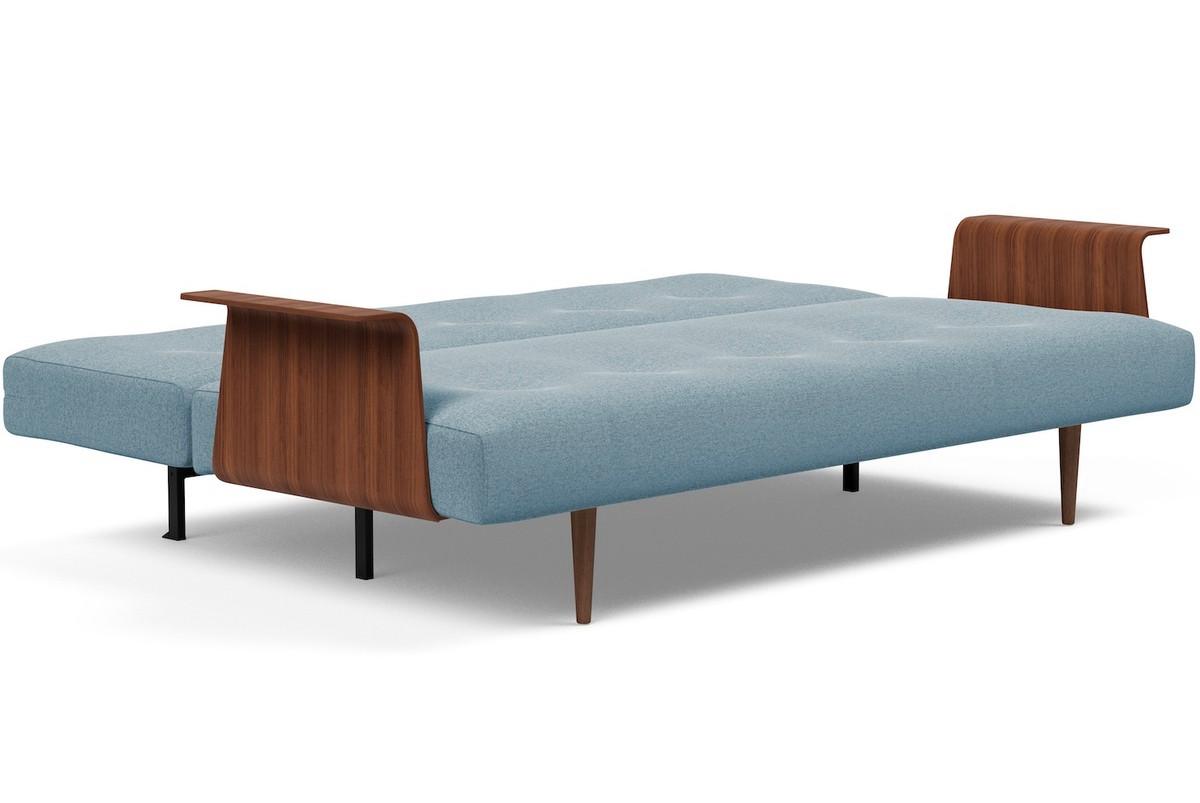 Innovation Living Bettsofa Recast Dark Styletto mit Armlehnen - Soft Indigo