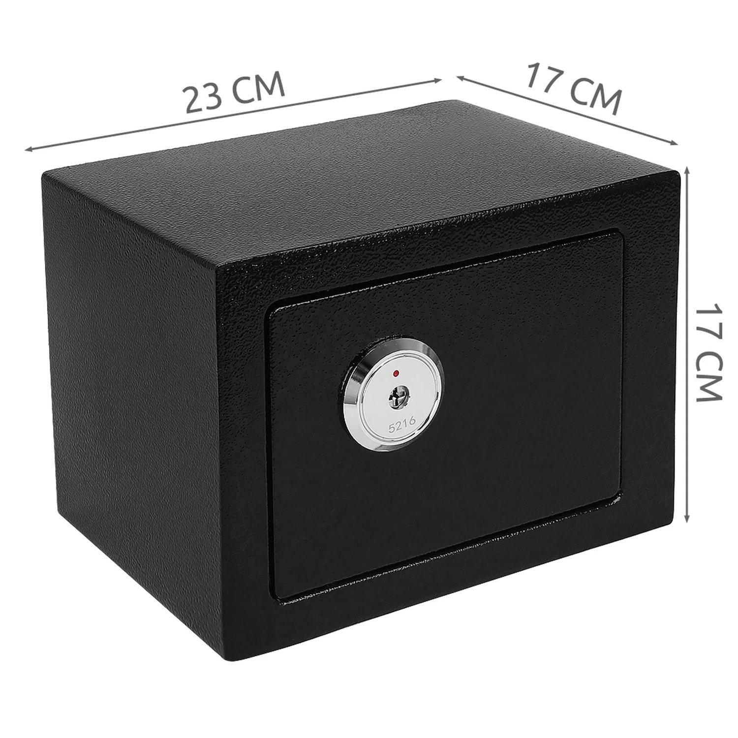 Northio Safe mit 3 Schlüsseln – 17 x 23 x 17 cm