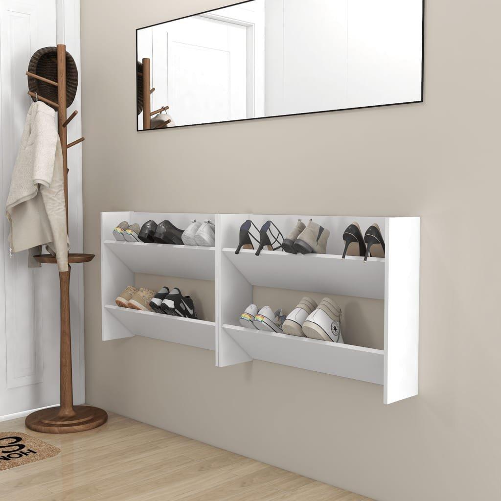 VidaXL Wand-schuhschrank holzwerkstoff