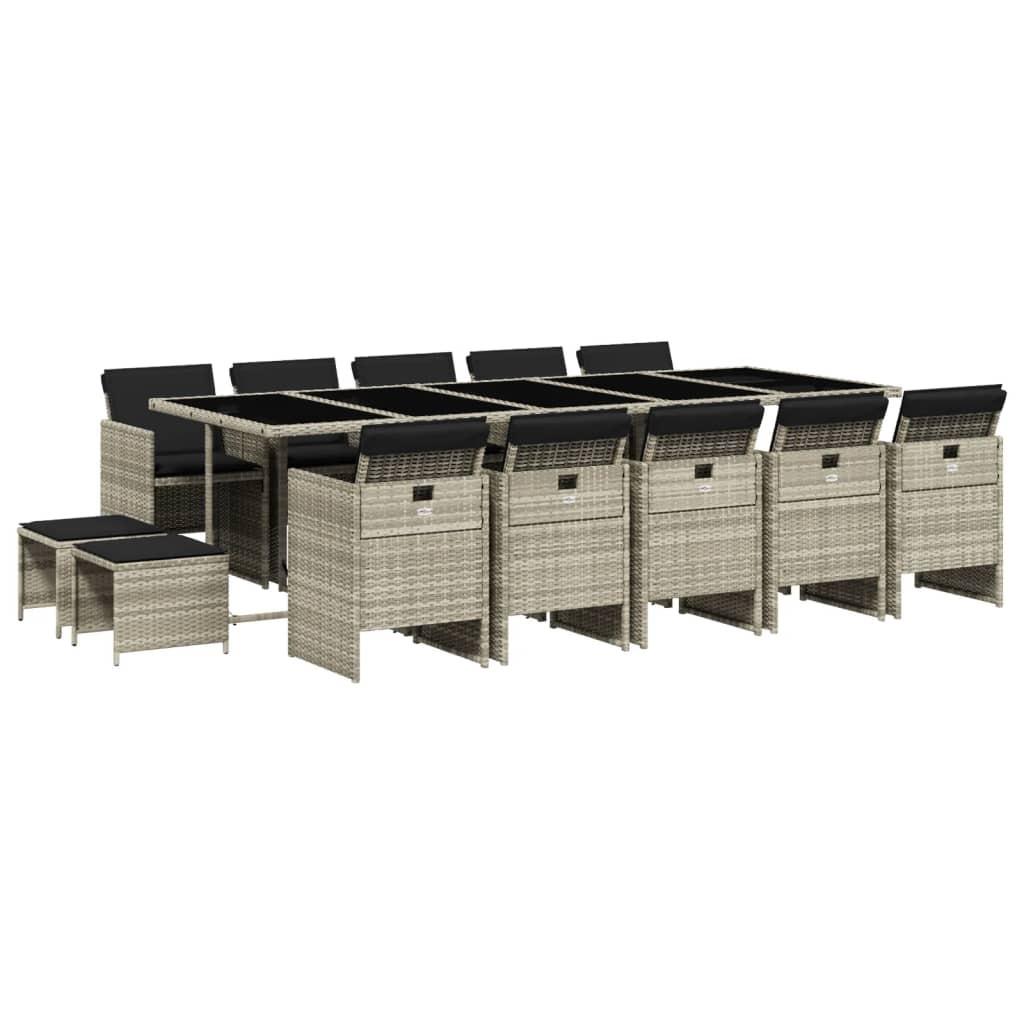 VidaXL Garten essgruppe poly-rattan