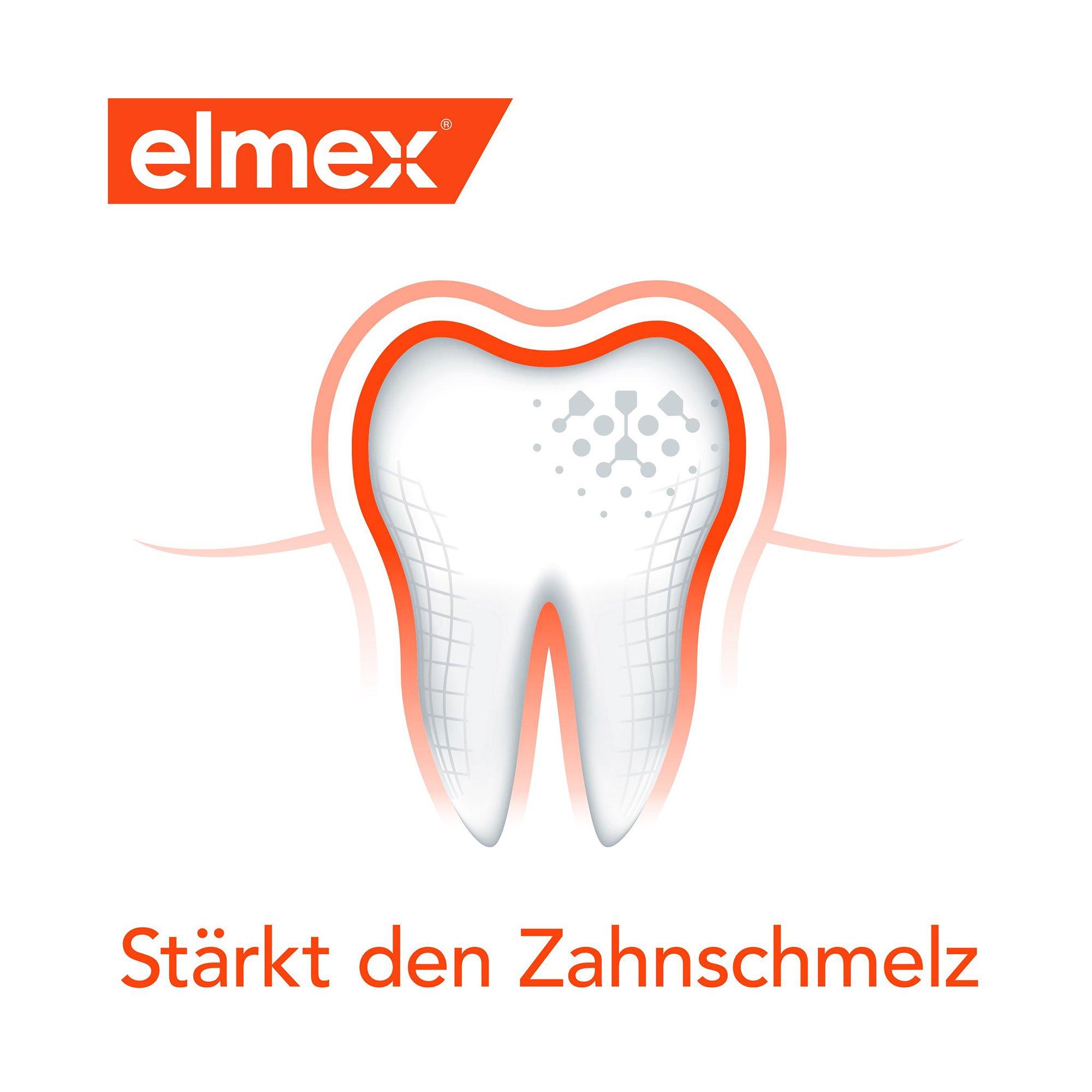 elmex TRAVEL-SET Travel Set, 2x 12 Ml Kariesschutz Zahnpasta Mit Reise-Zahnbürste