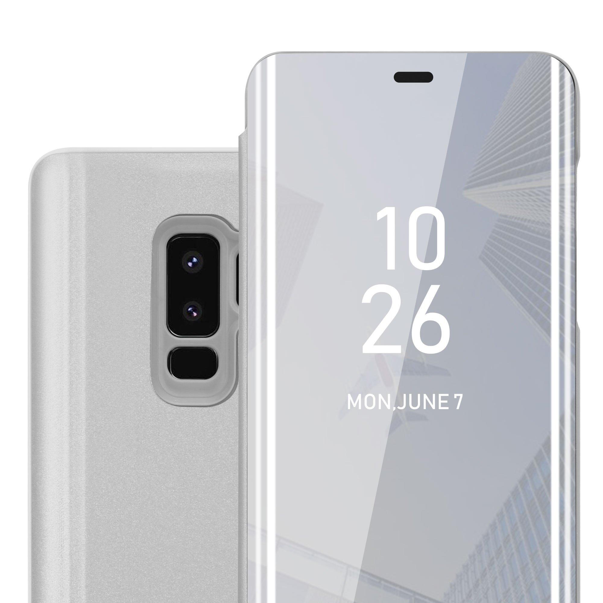 Cadorabo Hülle für Samsung Galaxy S9 PLUS Spiegel Standfunktion 360 Grad Schutz