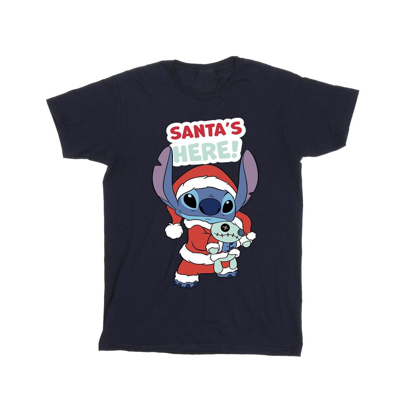 Disney Santa's Here Grafikdruck T-Shirt