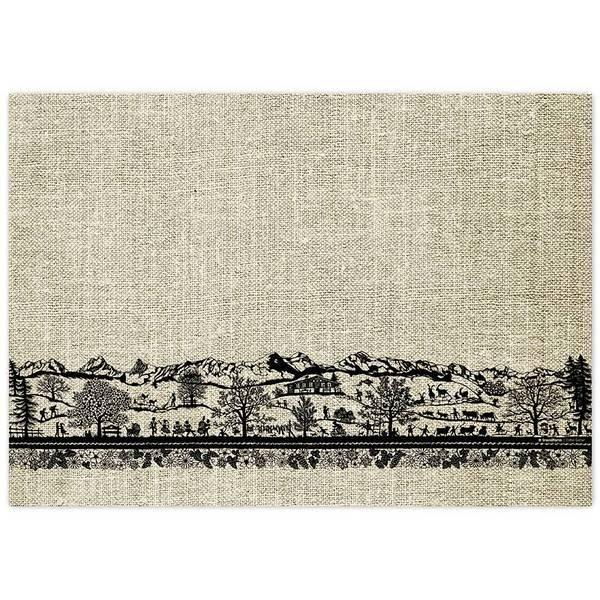 trendform Papiertischset SWISS TRADITION 3 4 Sujets à 12 Blatt