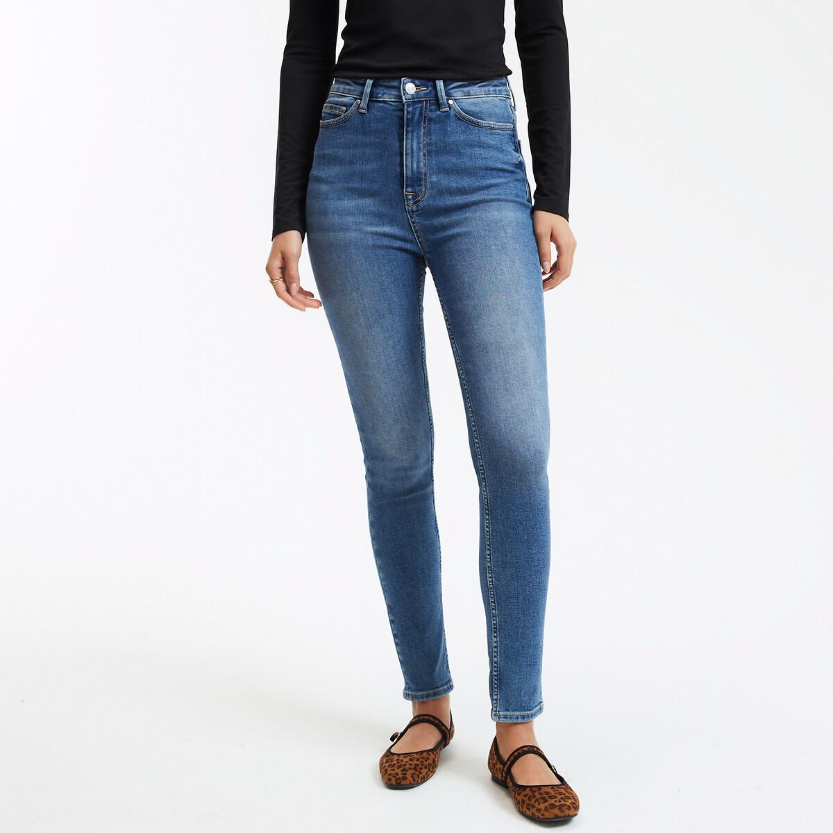 La Redoute Collections Skinny Fit High Rise Jeans