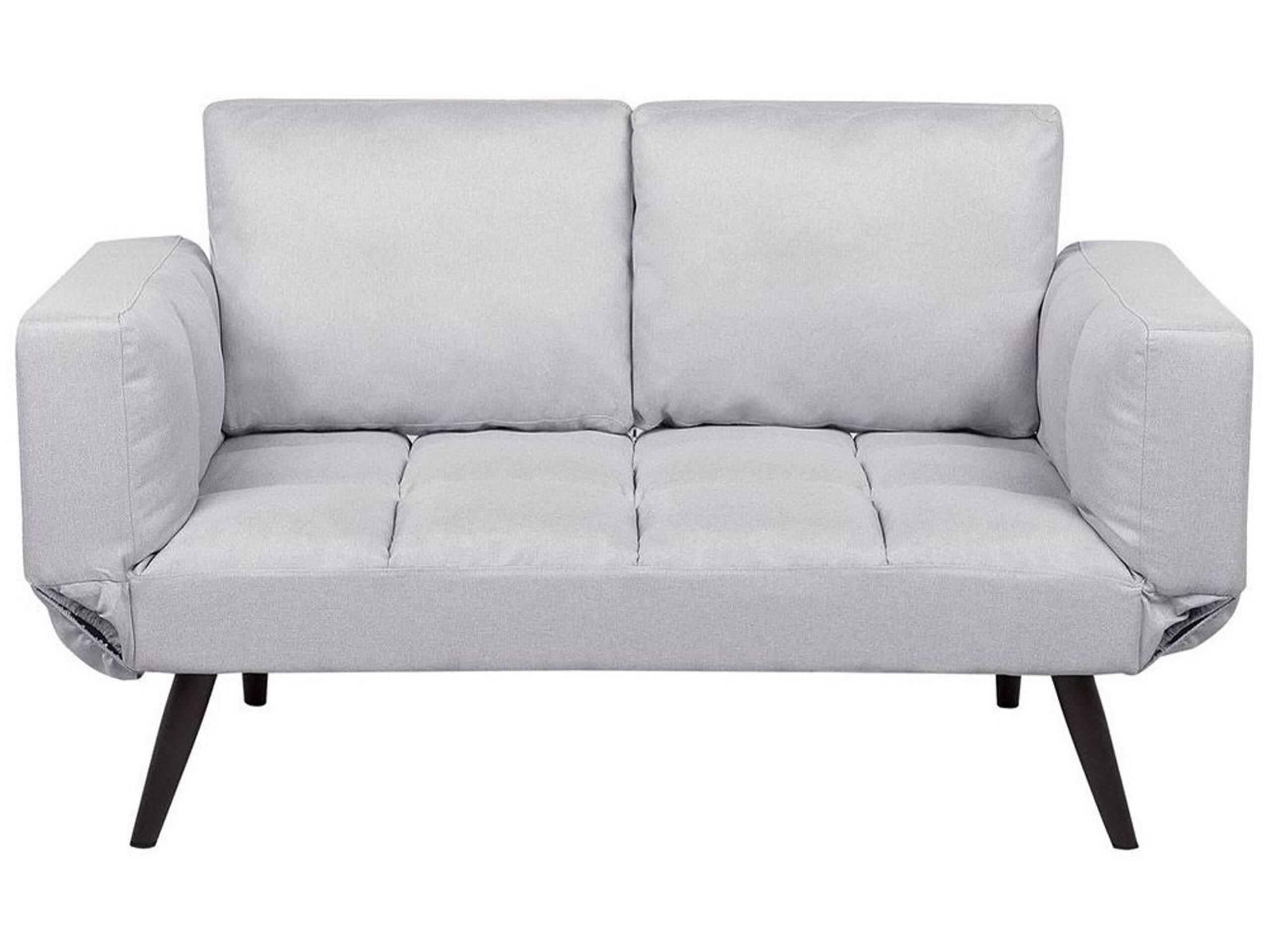 Beliani Schlafsofa aus Polyester Glamourös BREKKE
