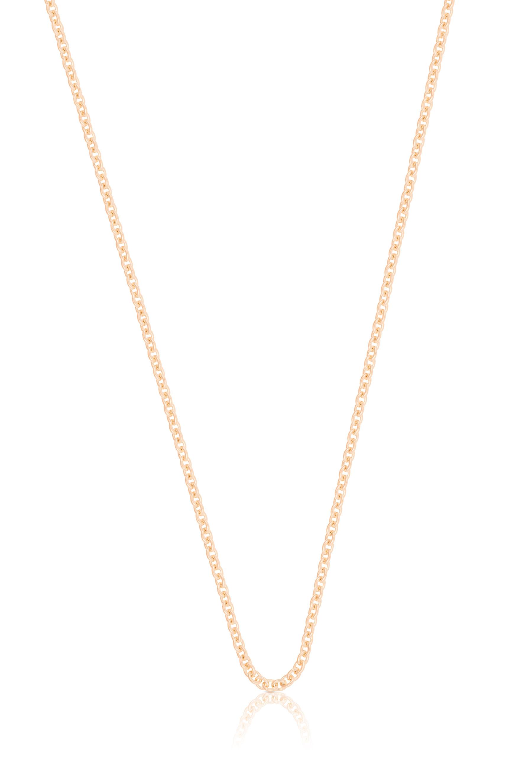 MUAU Schmuck Collier Rundanker Rotgold 750, 1.9mm, 42cm