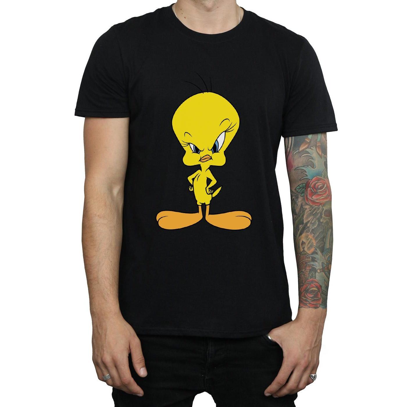 LOONEY TUNES Tweety Bird Angry Print T-Shirt