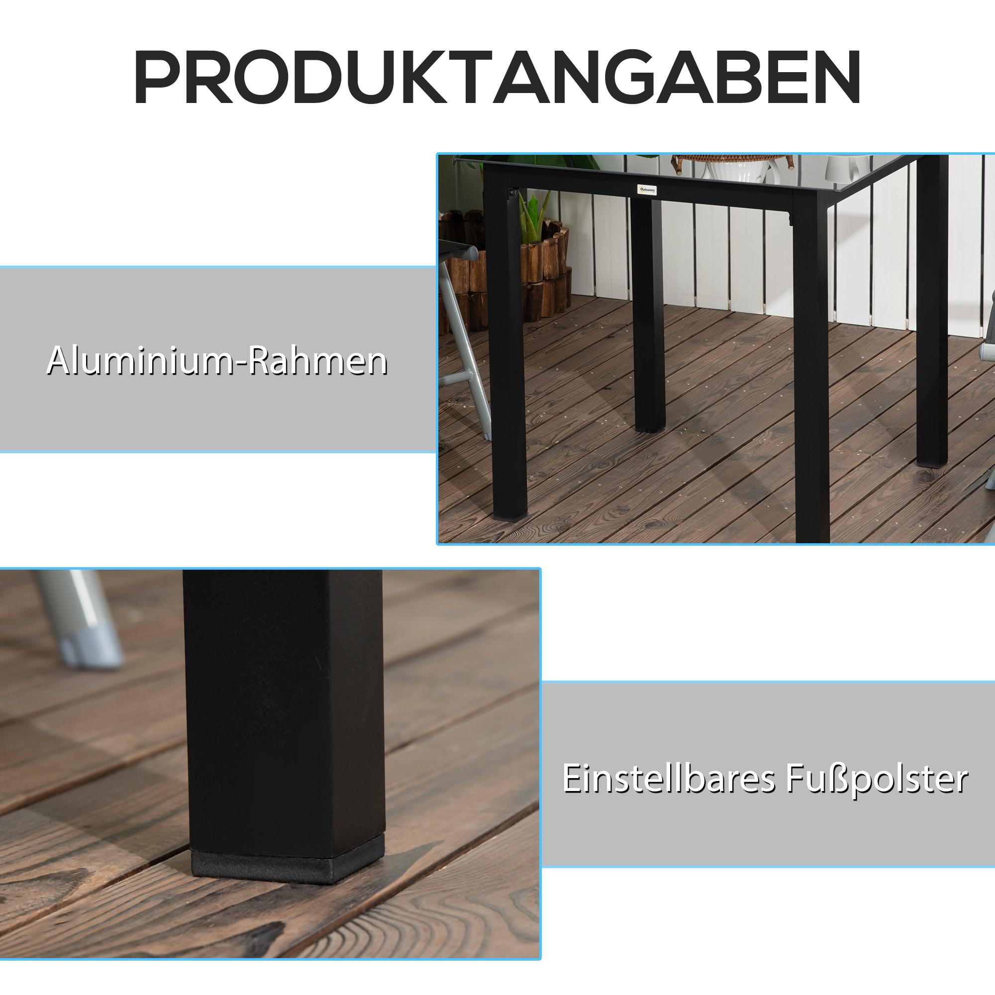 Outsunny Gartentisch