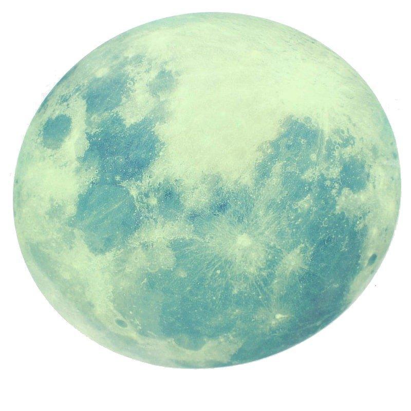 Gameloot Im Dunkeln leuchtender Aufkleber - Mond