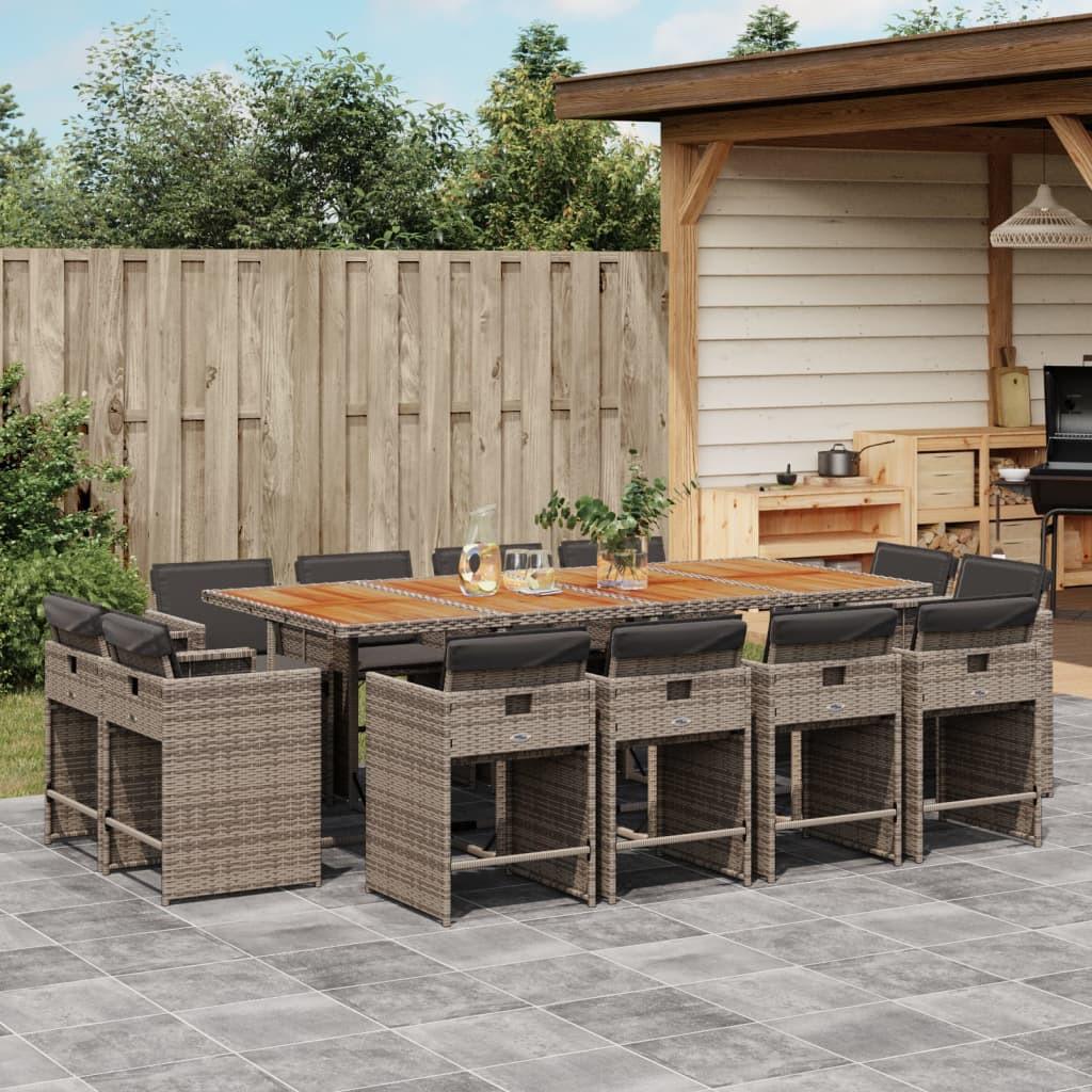 VidaXL Garten essgruppe poly-rattan