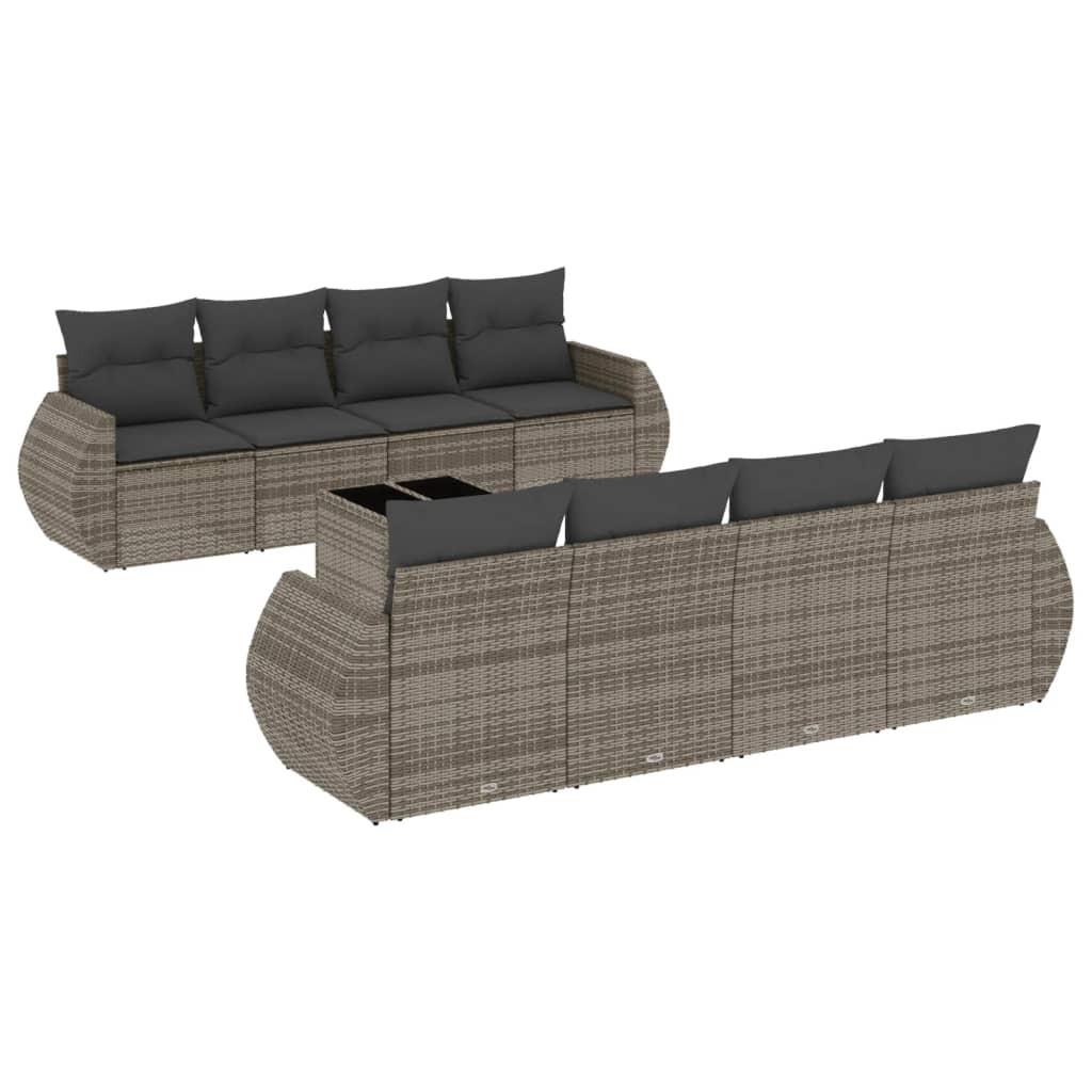 VidaXL Garten sofagarnitur poly-rattan