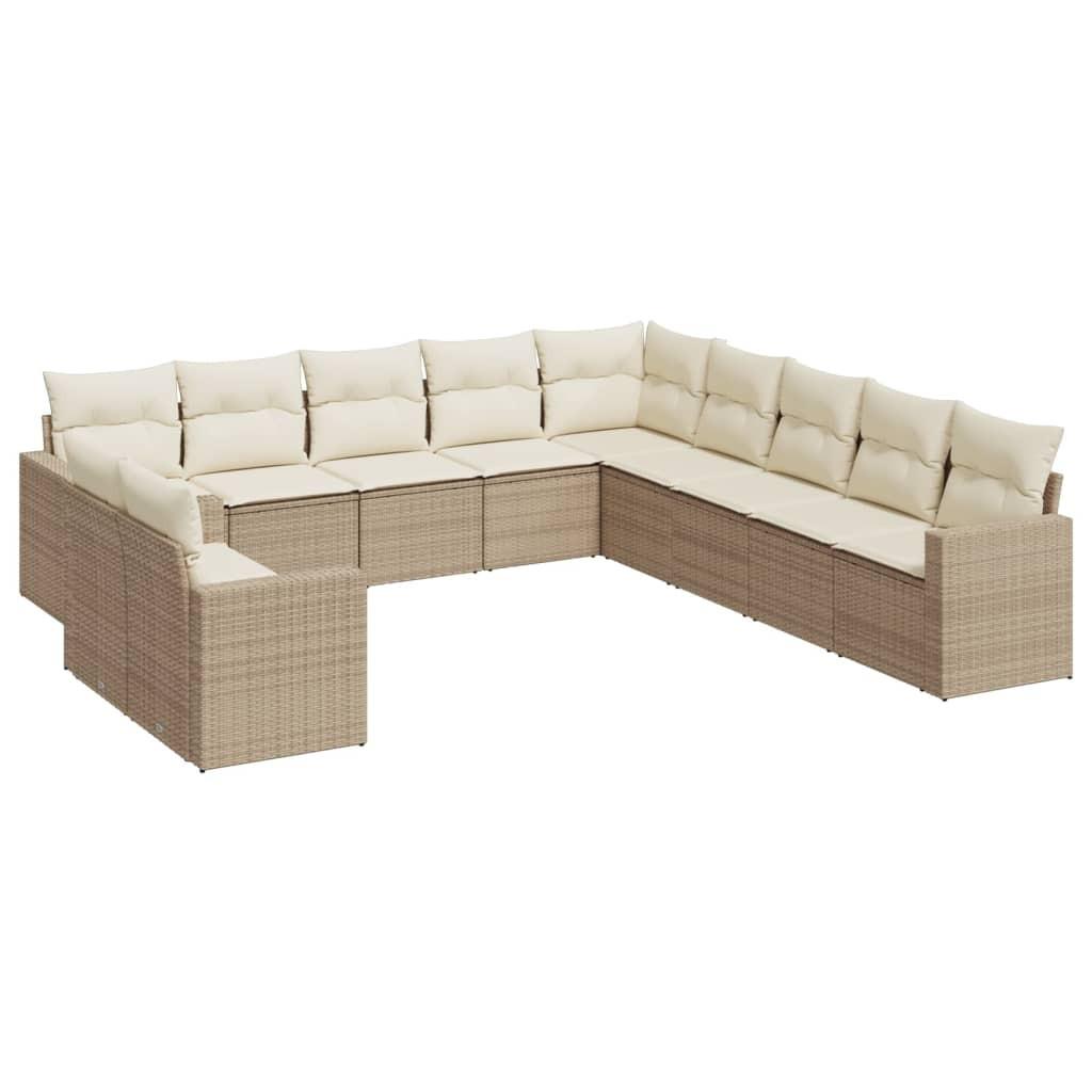 VidaXL Garten sofagarnitur poly-rattan