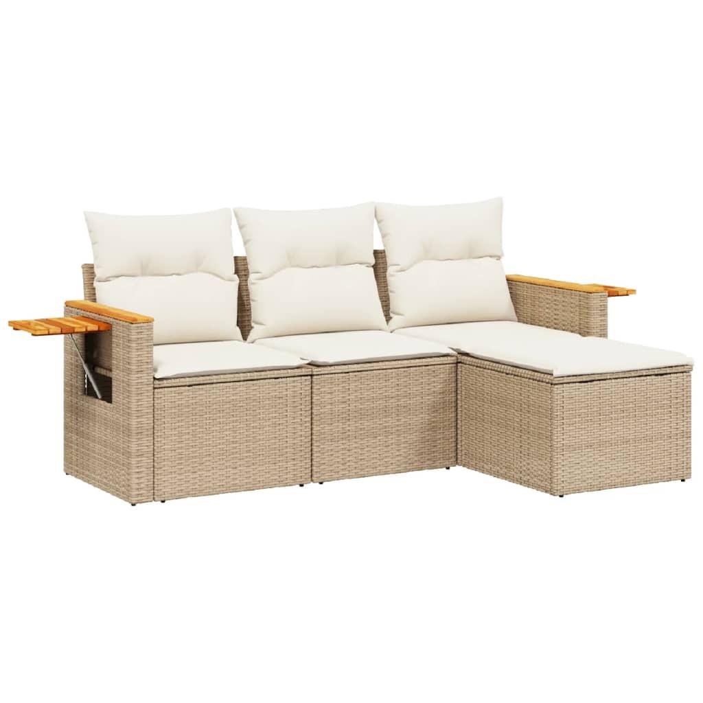 VidaXL Garten sofagarnitur poly-rattan
