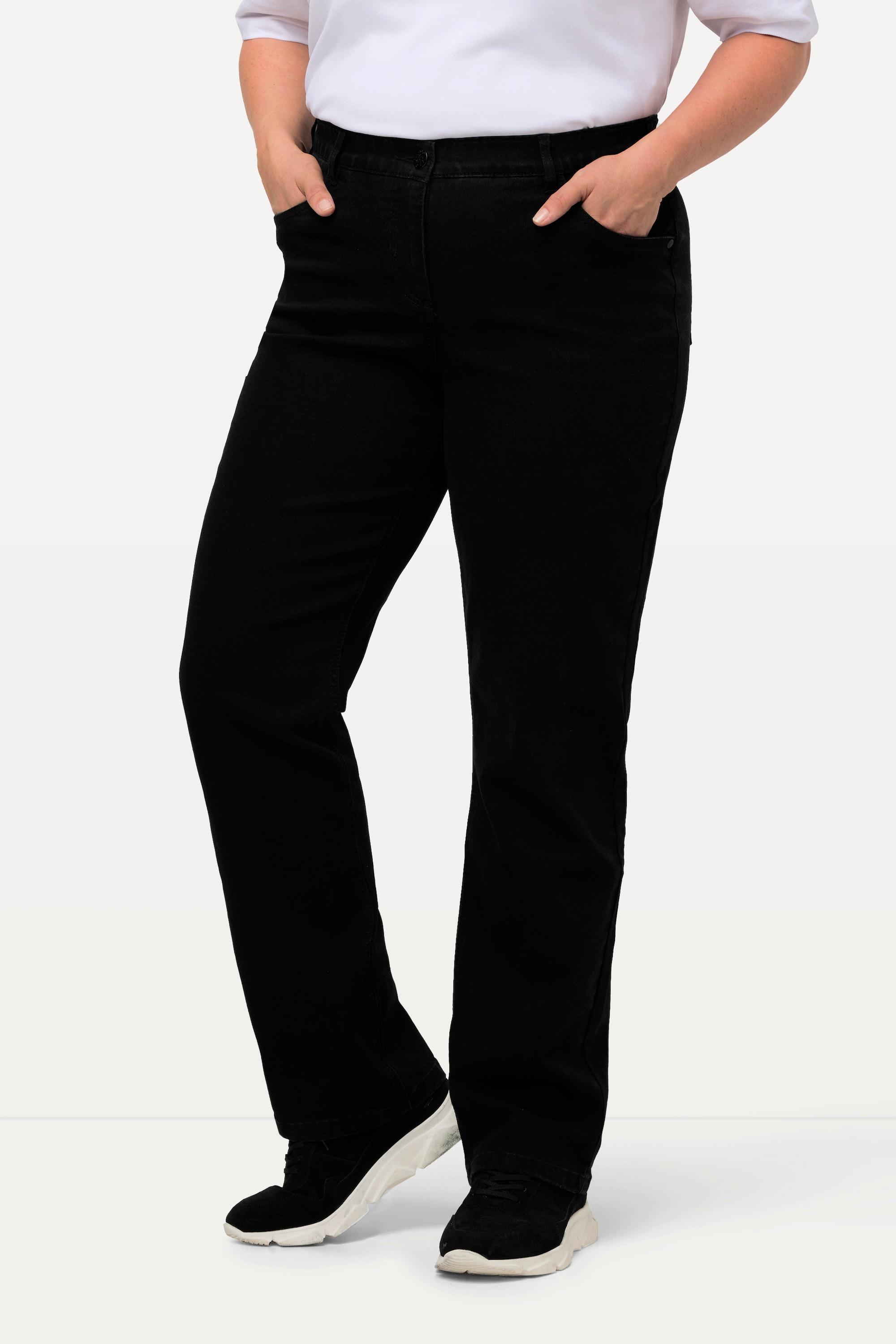 Ulla Popken Mandy Straight Leg 5-Pocket Komfortbund Jeans