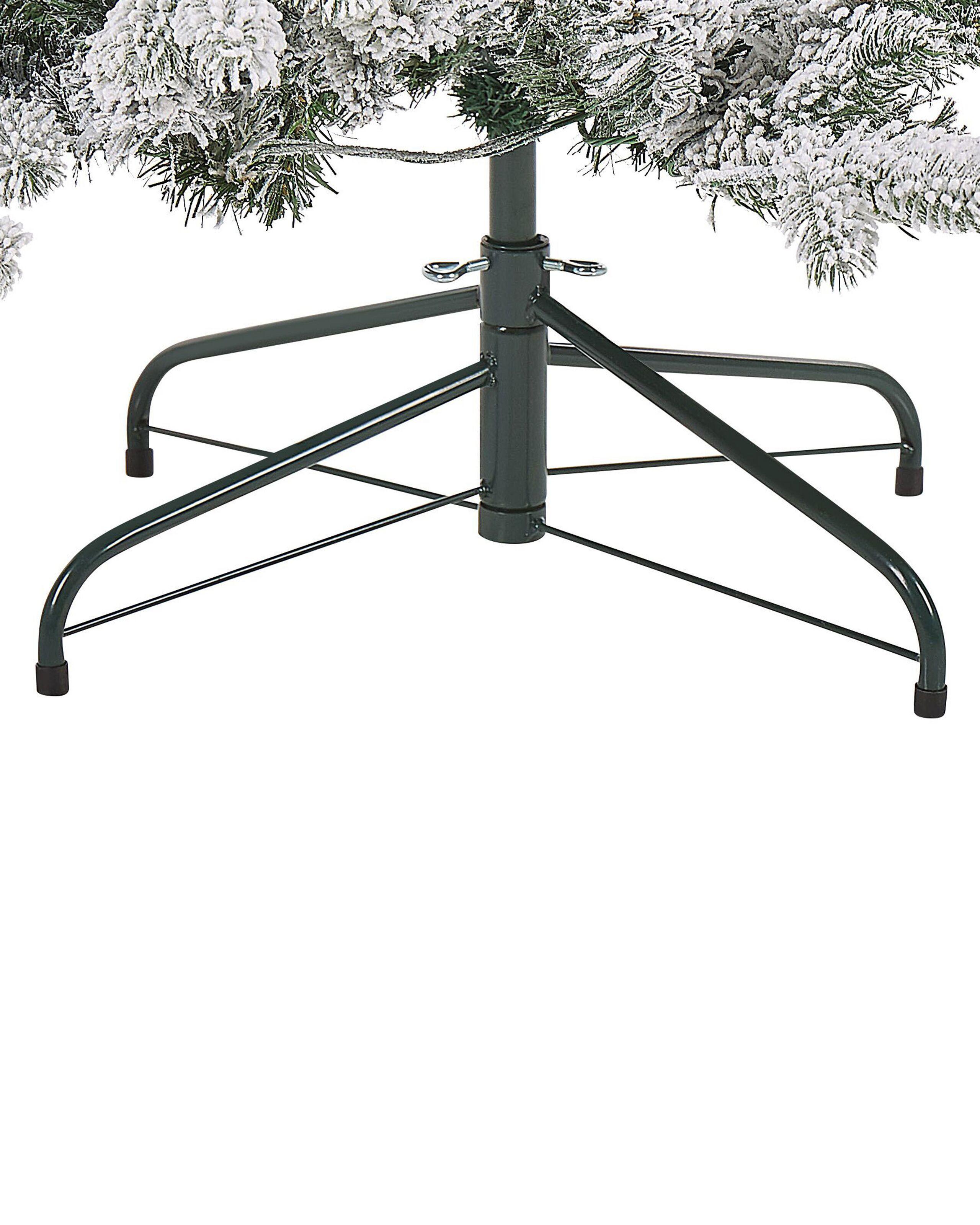Beliani Künstlicher Weihnachtsbaum mit Schnee aus PVC TATLOW