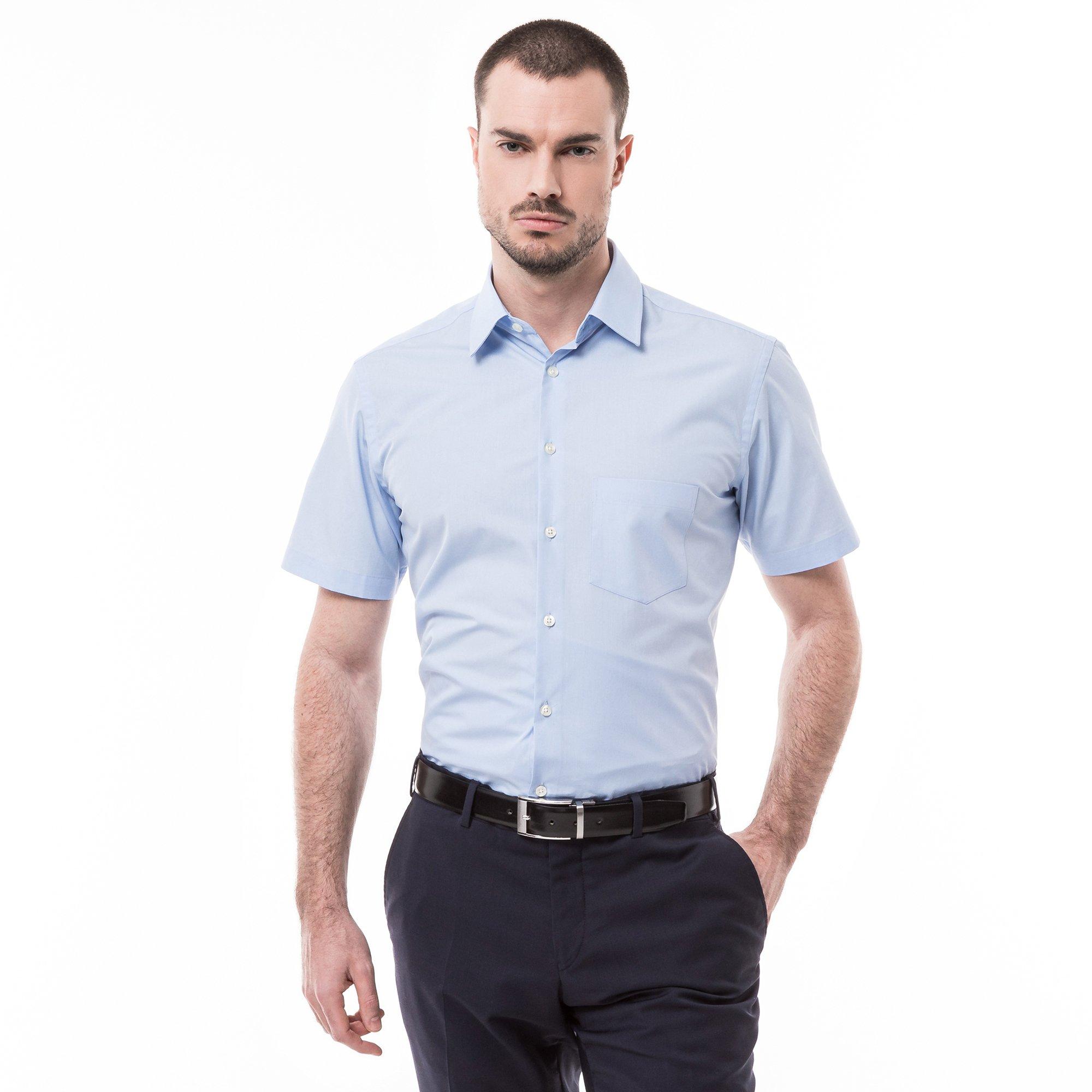 Manor Man Classic Fit Kurzarm Hemd