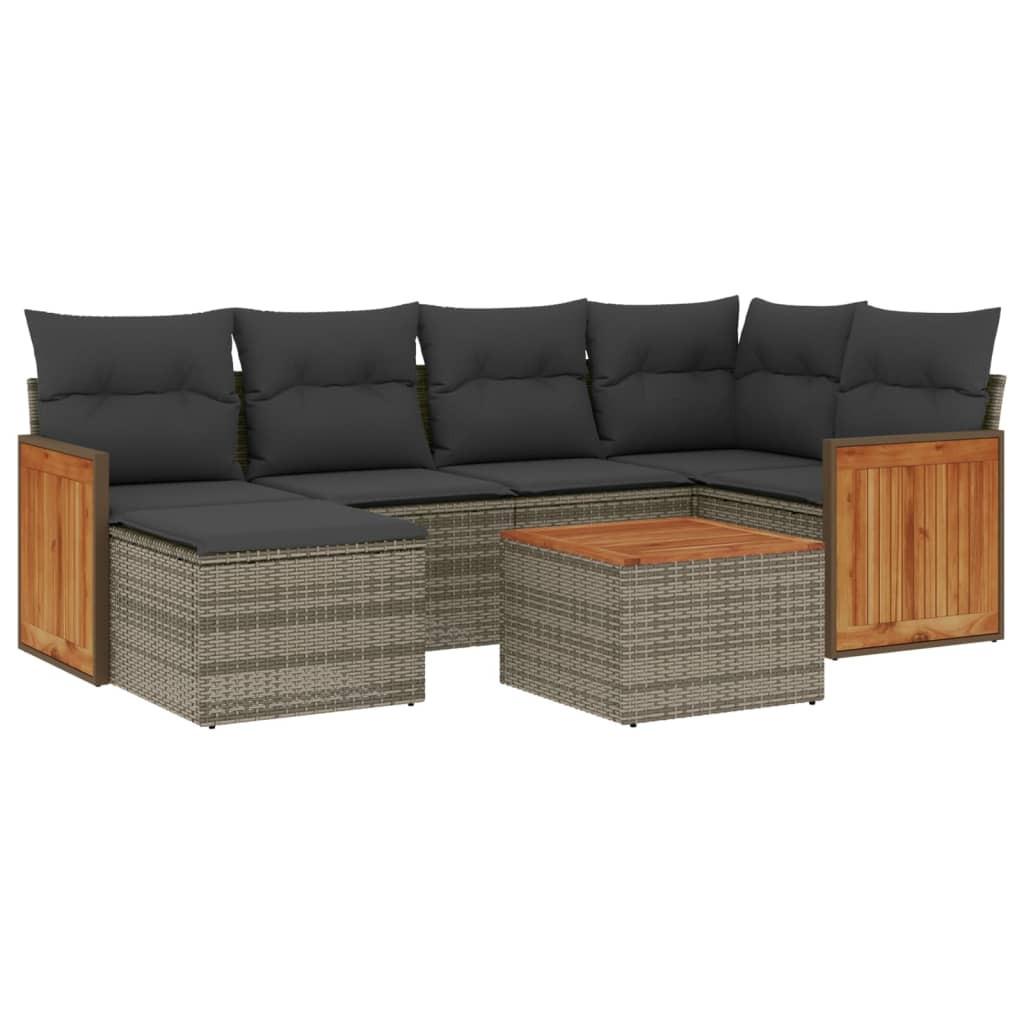 VidaXL Garten sofagarnitur poly-rattan