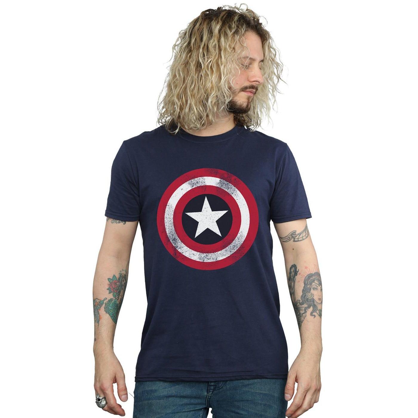 MARVEL Captain America Schild Print T-Shirt