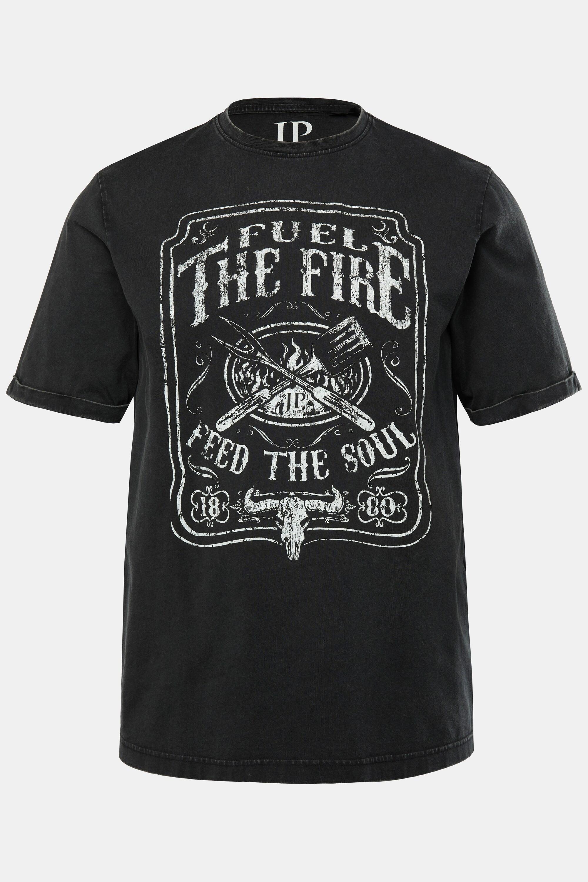 JP1880 Kurzarm Rundhals Grillen T-Shirt