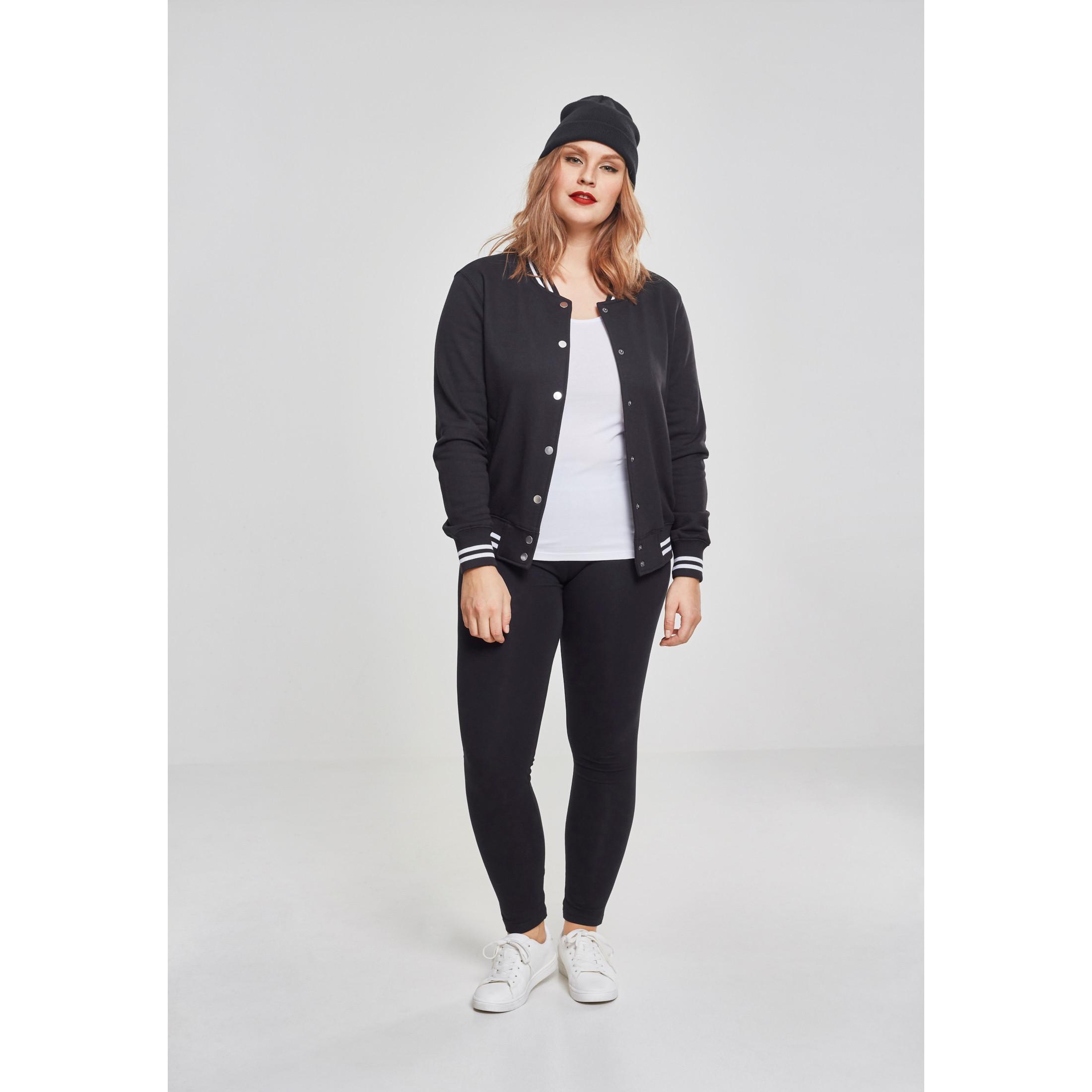 URBAN CLASSICS teddyjacke für damen urban classic college sweat