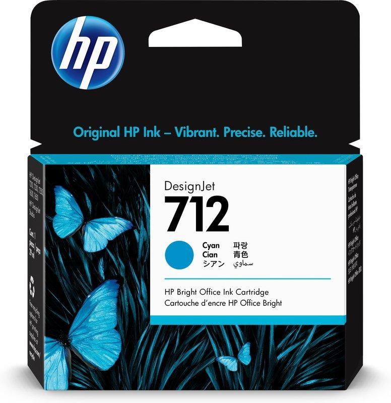 Hewlett-Packard HP Tintenpatrone 712 cyan 3ED67A DesignJet T230/250/630 29ml