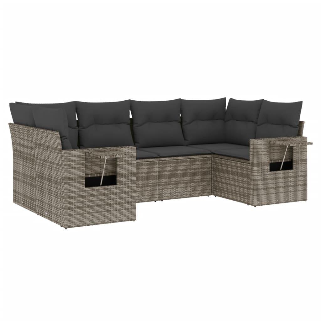 VidaXL Garten sofagarnitur poly-rattan