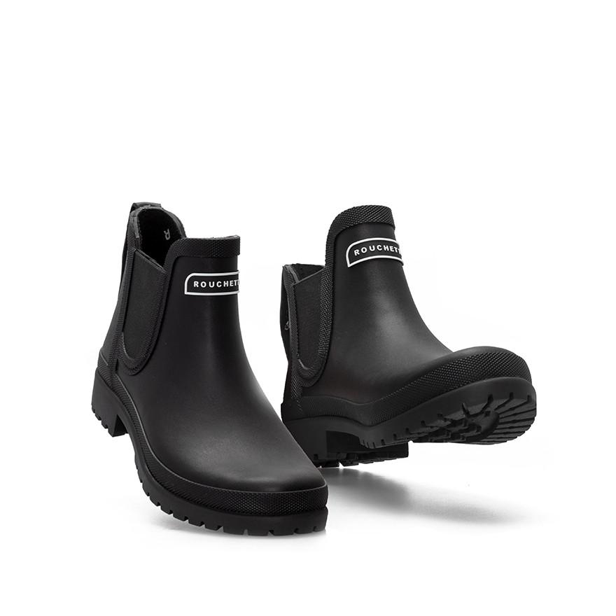 Rouchette damen stiefeletten chelsea cities