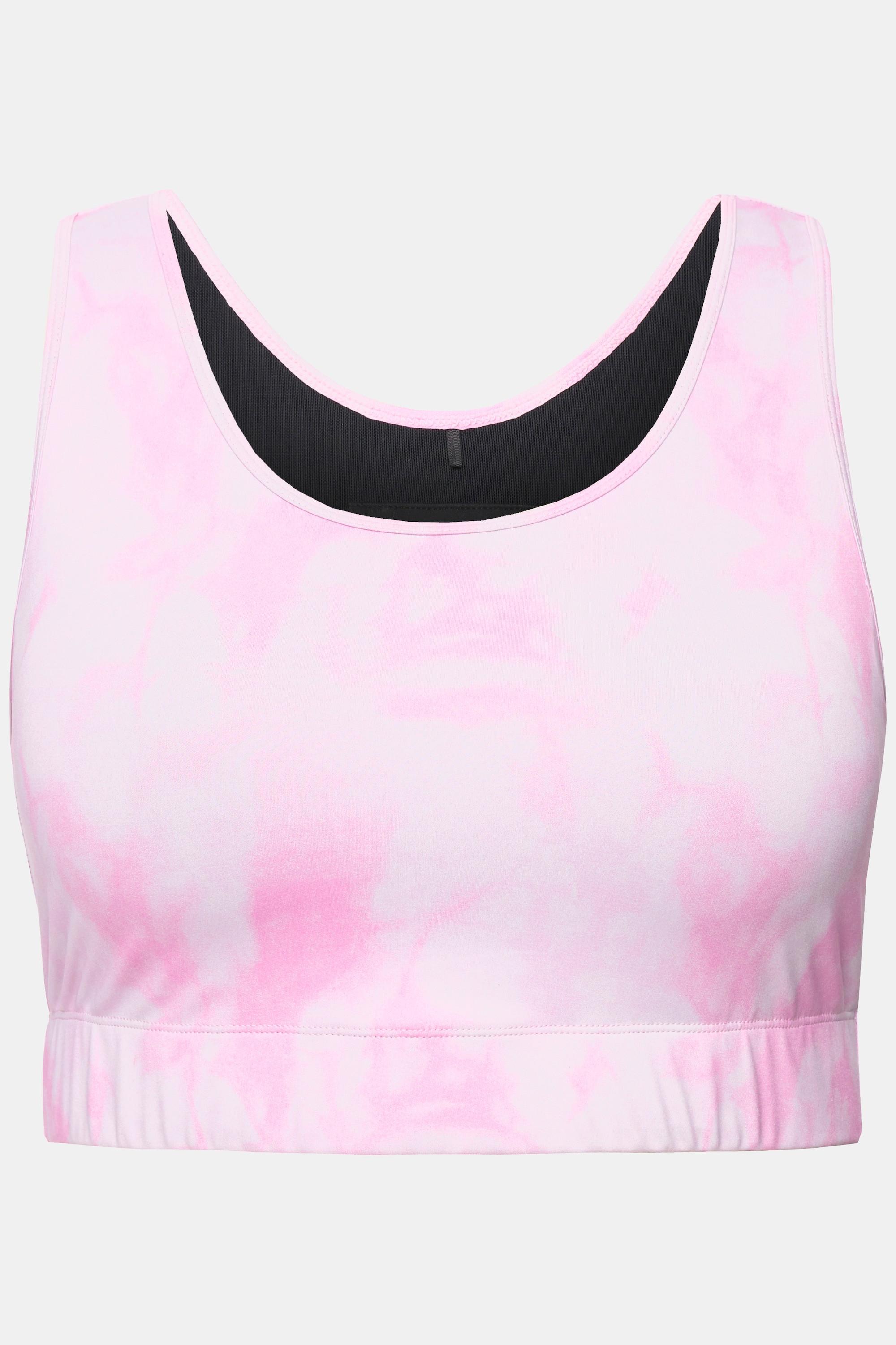 Studio Untold Sport-Bustier, Softcups, Batik-Print, Racerback