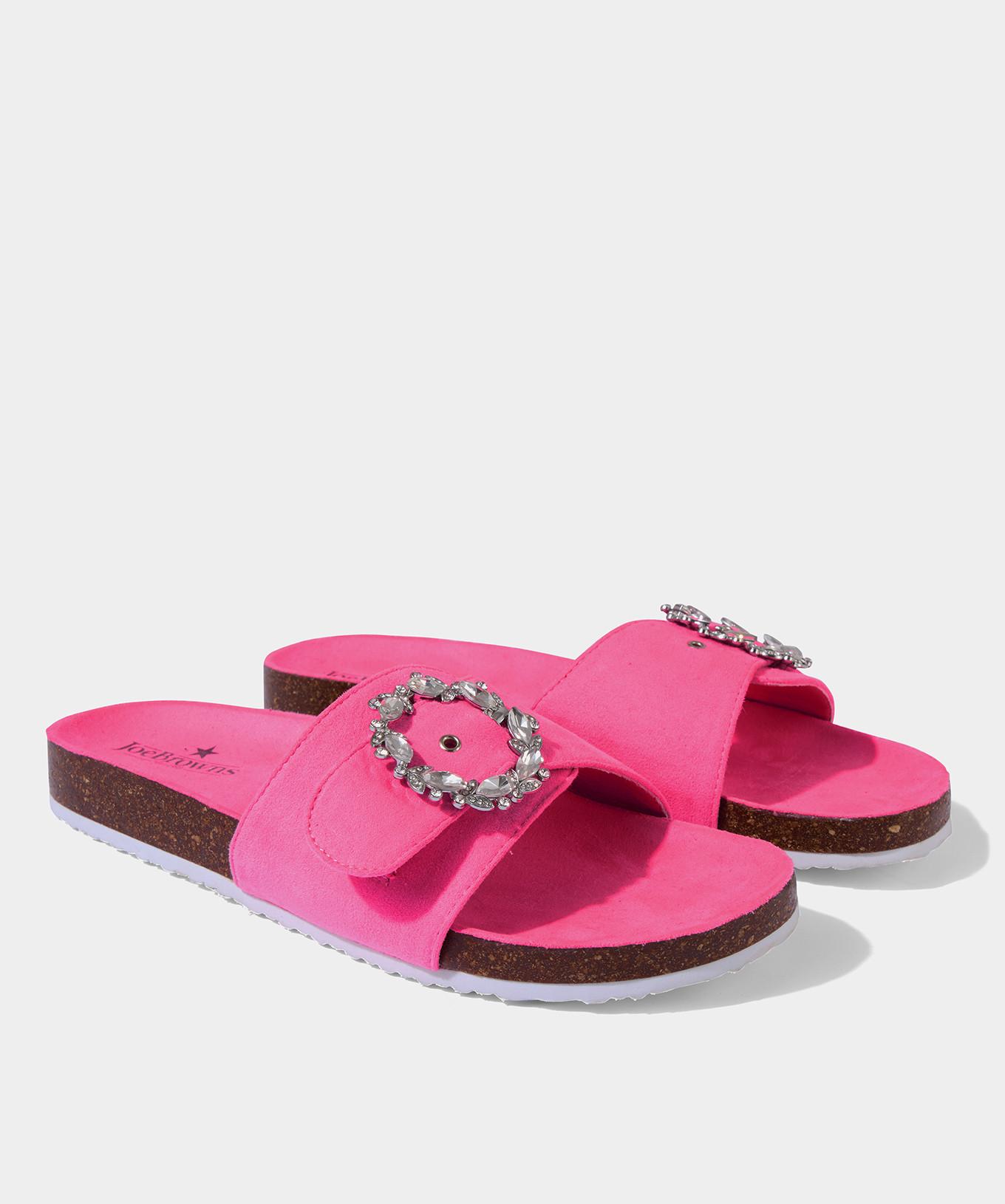 Joe Browns Schieberegler-Sandalen mit Schmuckschnalle