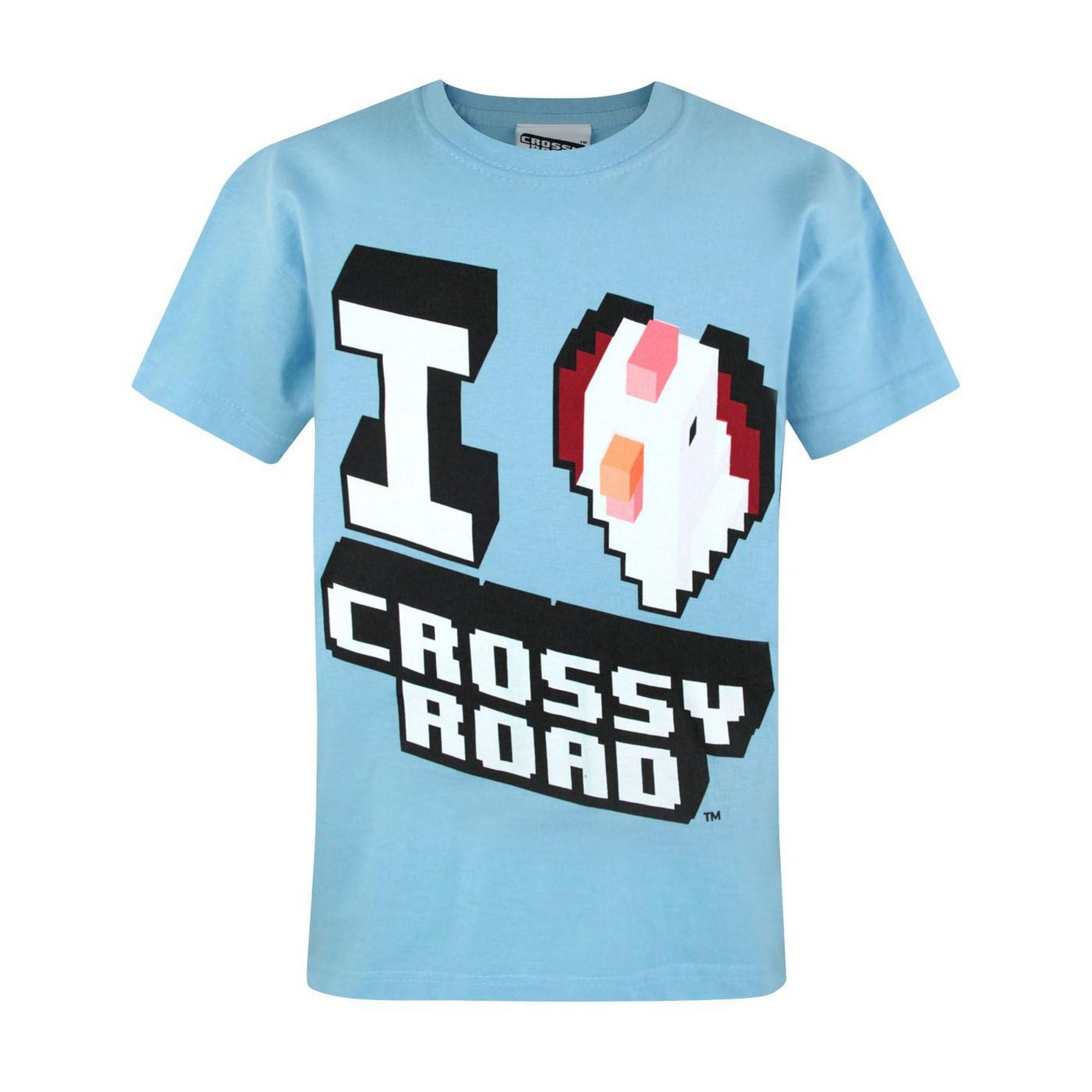 Vanilla Underground Crossy Road Official I Love Crossy Road Kurzarm TShirt
