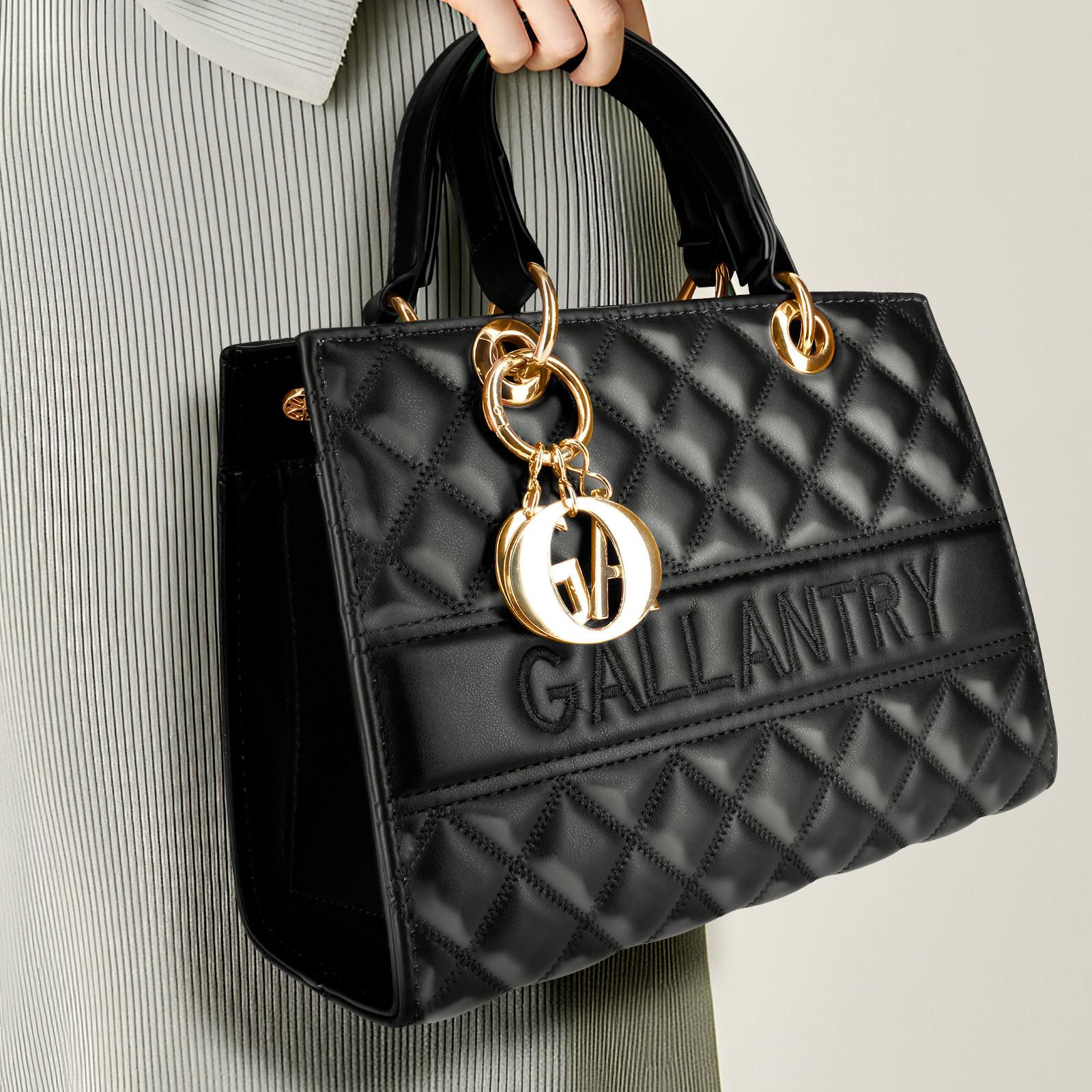 Gallantry La Matelassé Shiny Kunstleder Handtasche