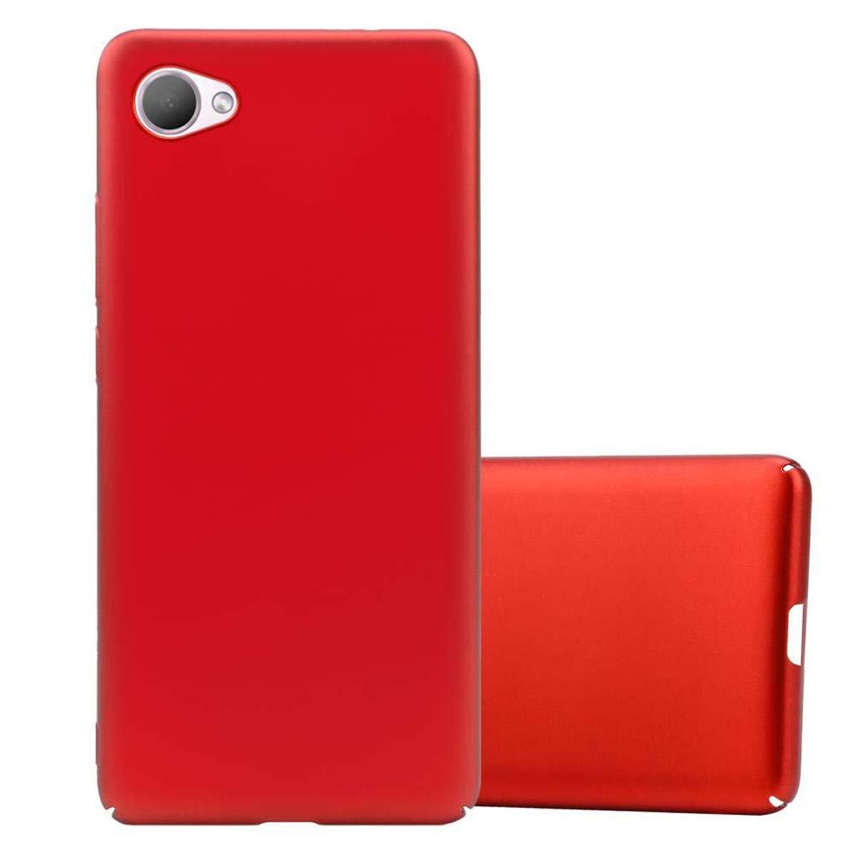 Cadorabo Hülle für HTC Desire 12 Hard Case in Metall Optik