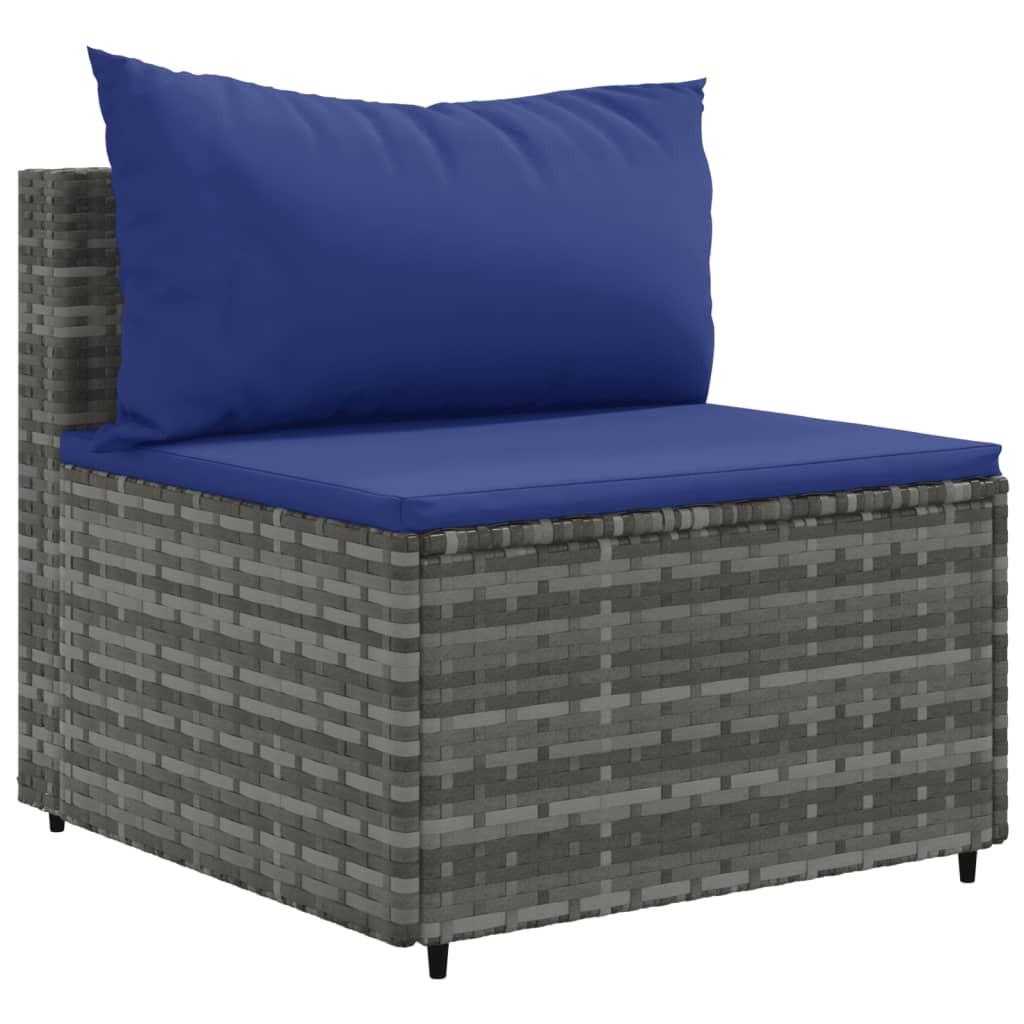 VidaXL Gartensofagarnitur poly-rattan